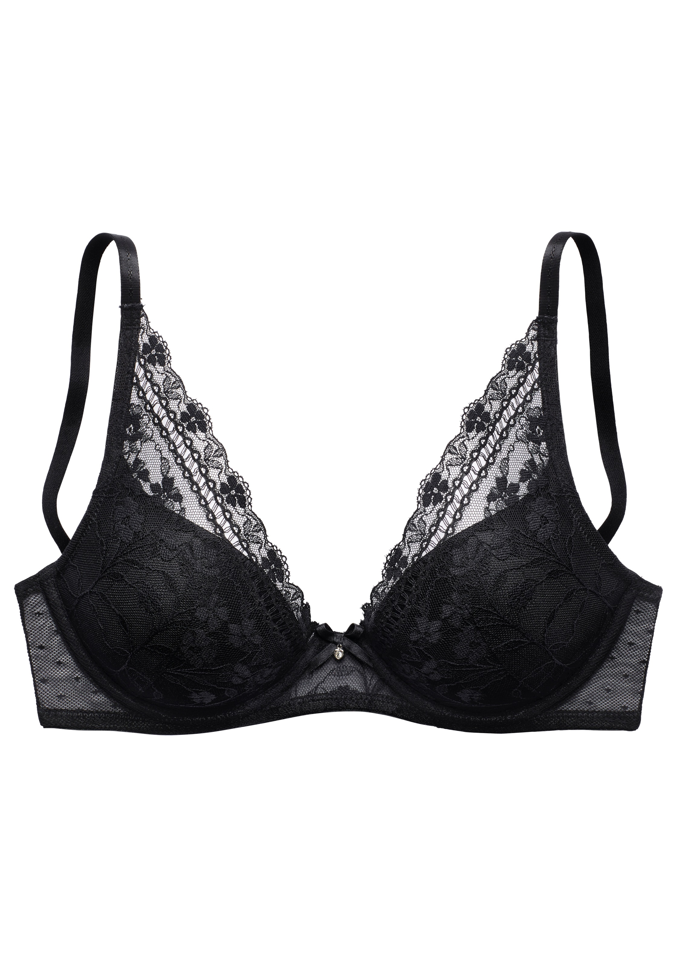 Nuance Push-up-BH, mit Bügel aus zarter, elastischer Spitze, verführerische Dessous
