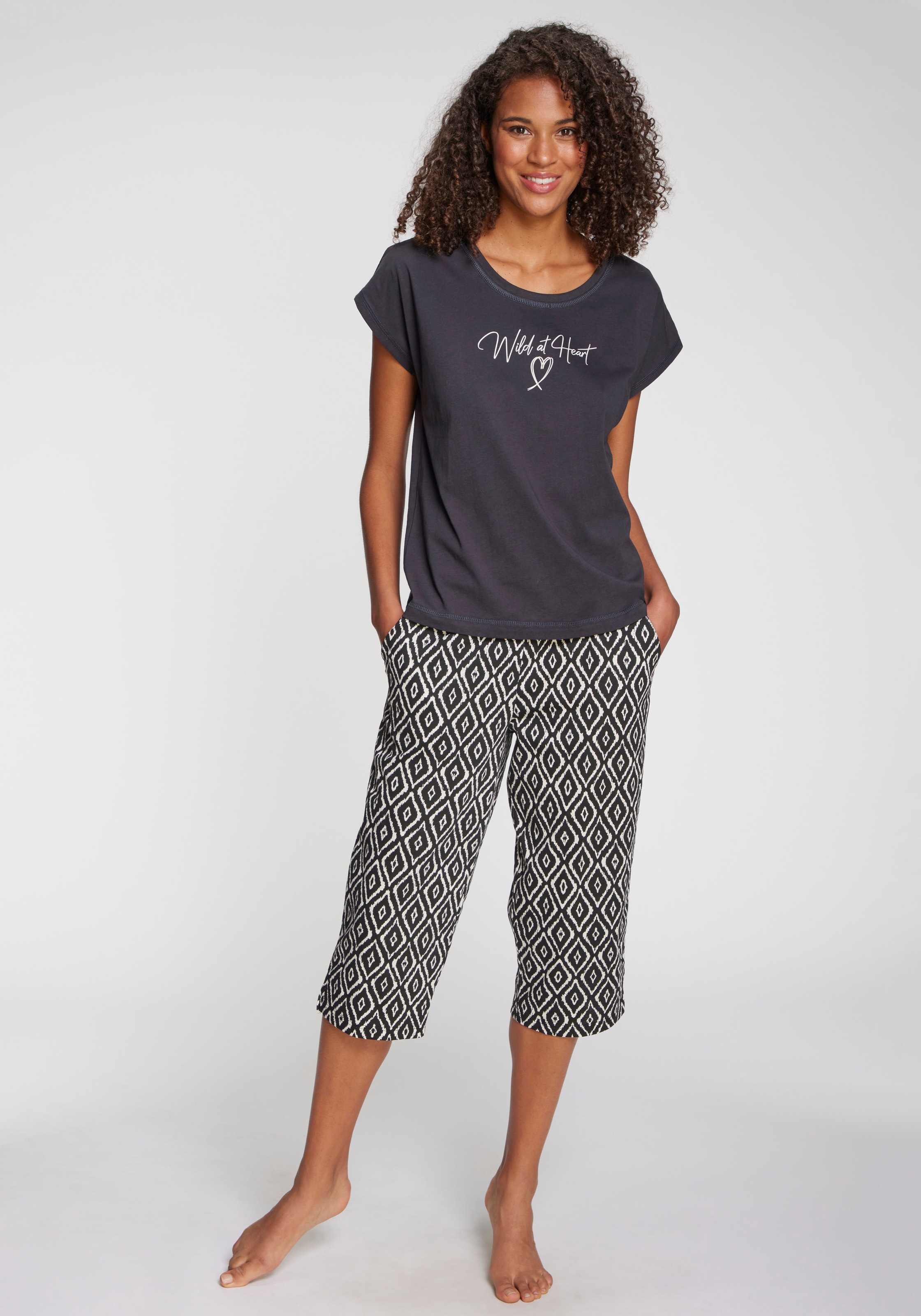 Vivance Dreams Caprihose, mit schönem Muster