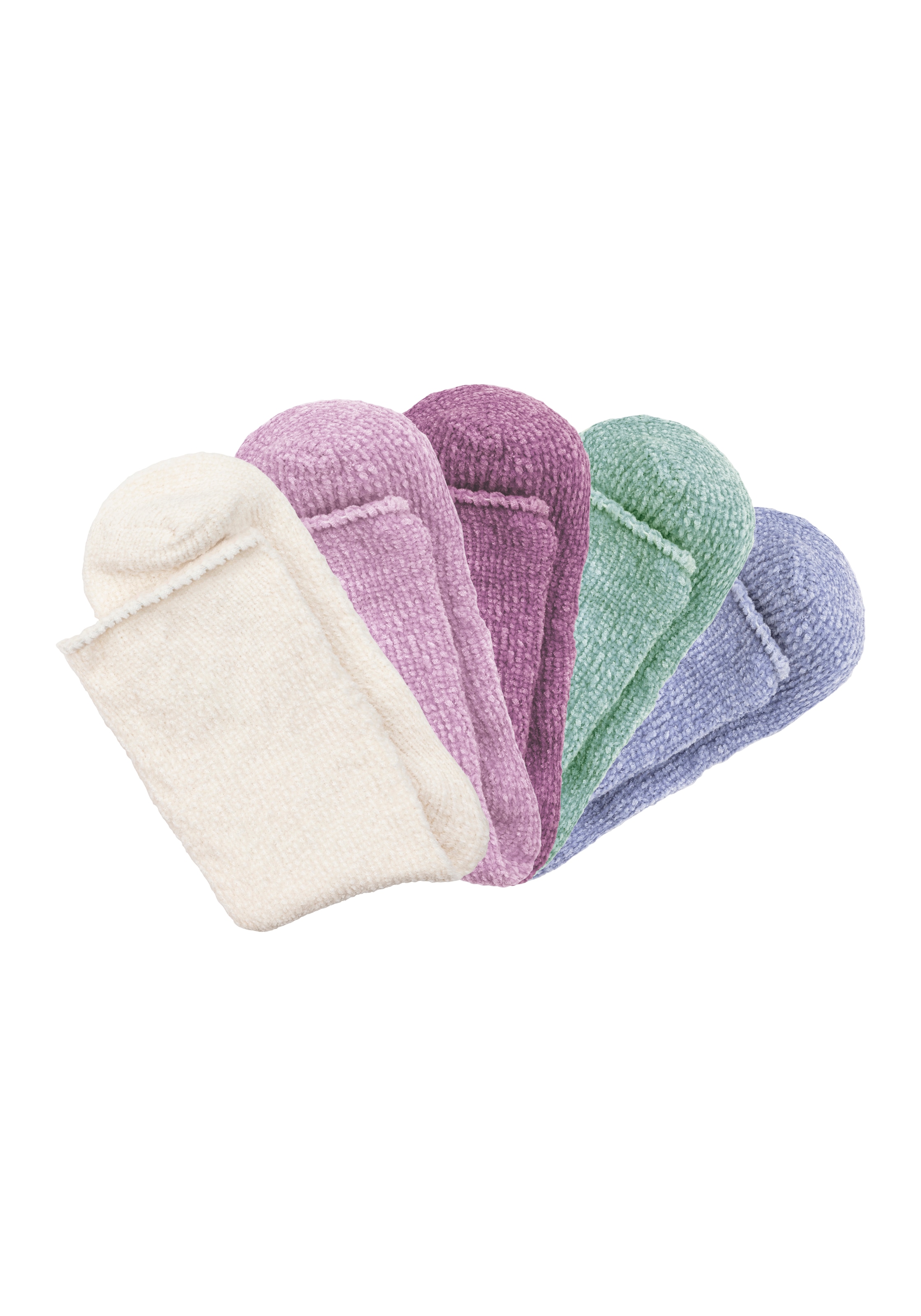 Lavana Kuschelsocken Packung, 5 Paar tlg. ideal als Bettsocken