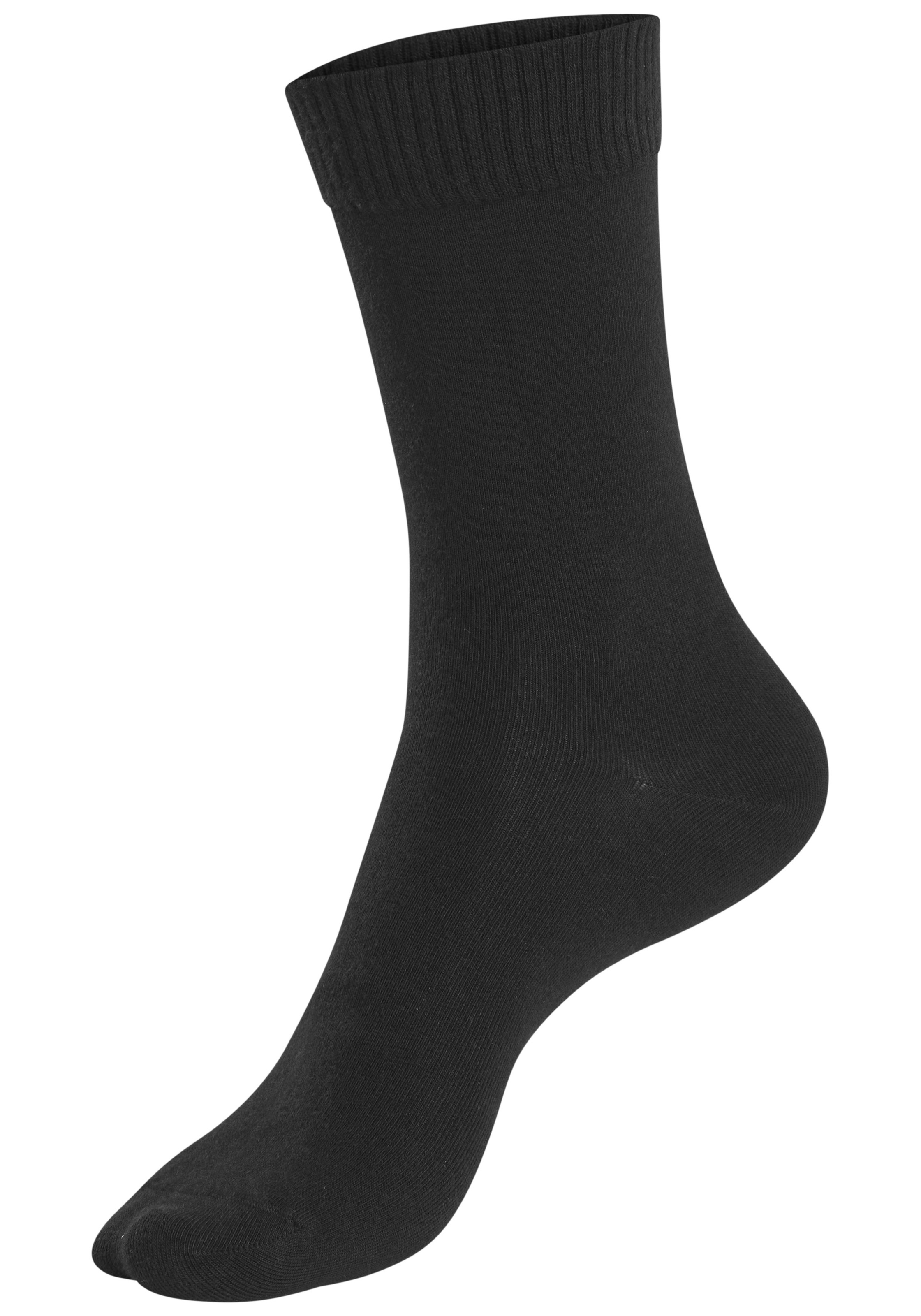 H.I.S Basicsocken Packung, 3 Paar tlg. mit weicher Viskose