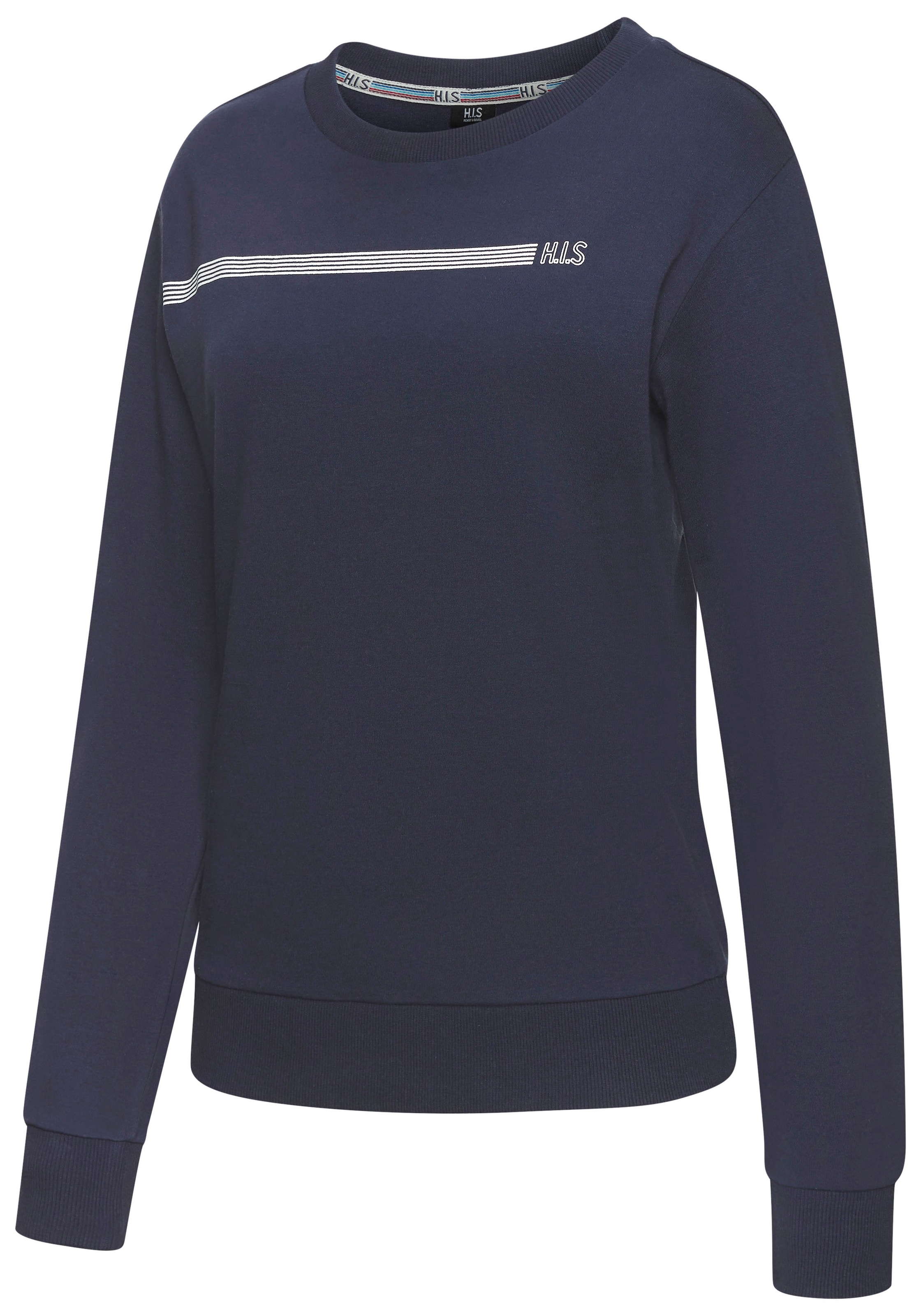 H.I.S Sweatshirt Basic mit Logodruck, Loungewear
