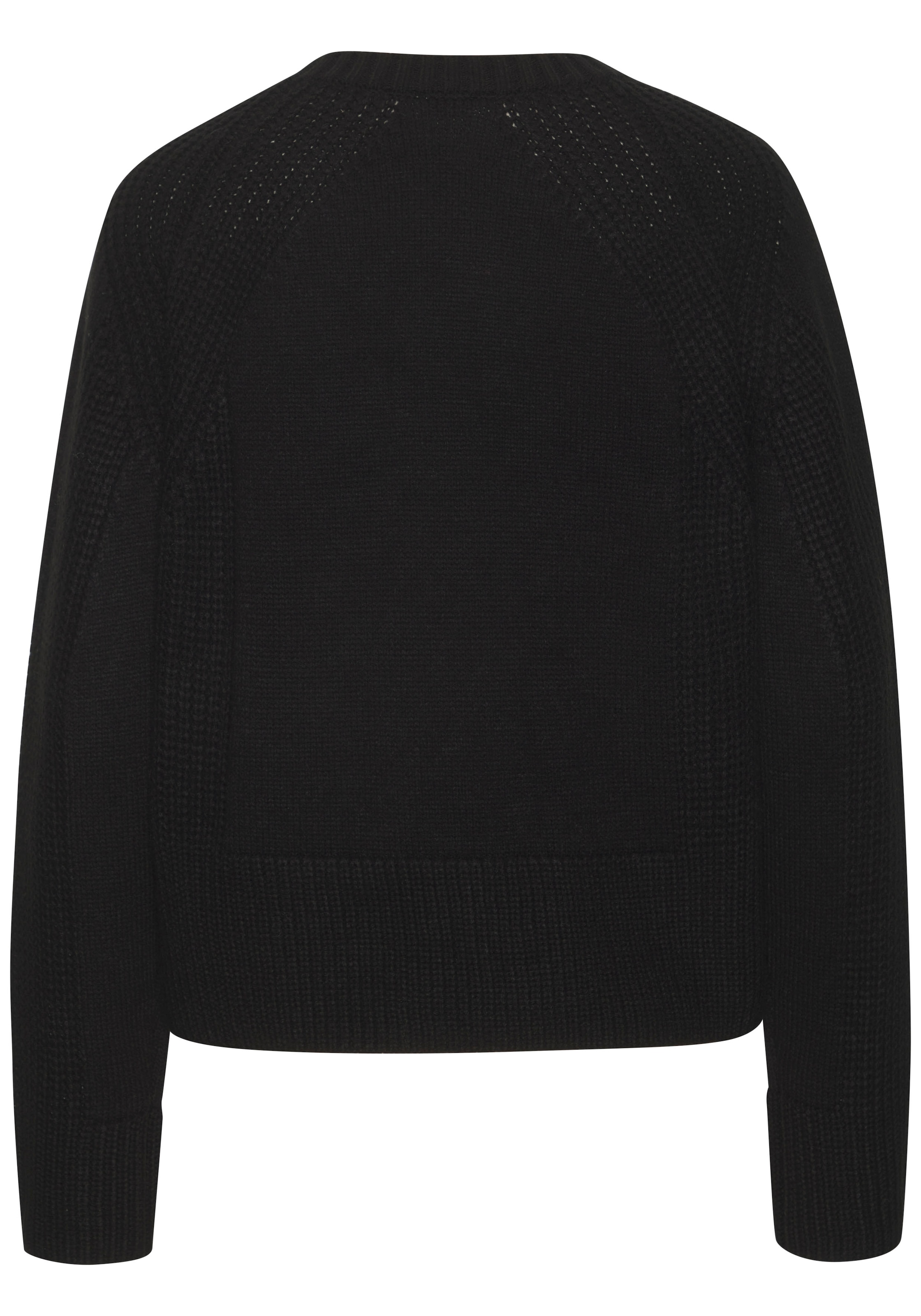 LASCANA Strickpullover, mit Grobstrick-Details, Damen Pullover mit Rundhals