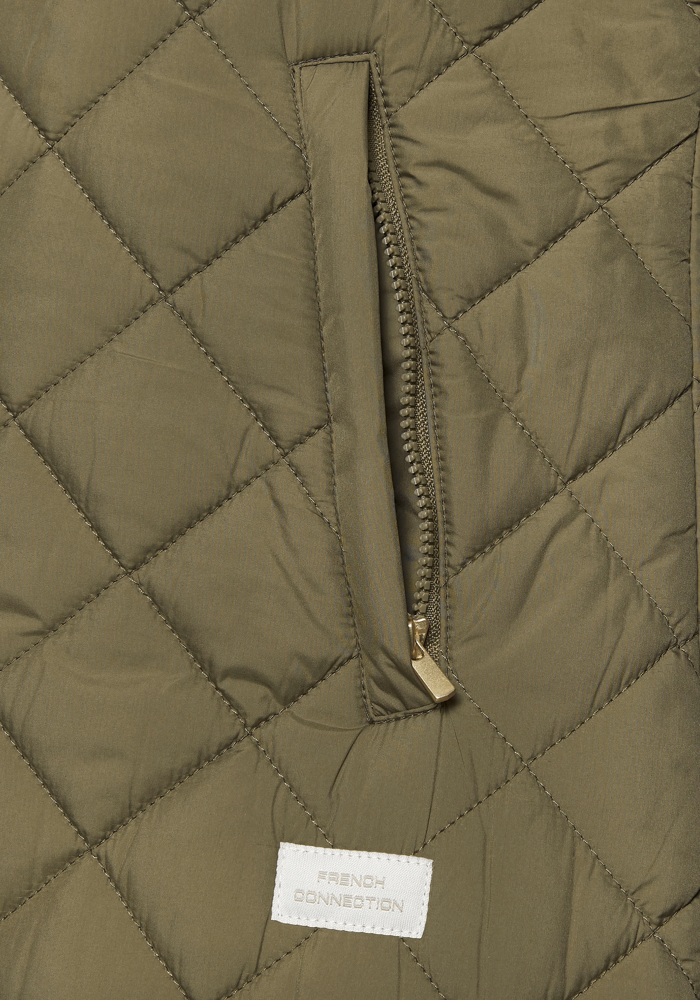 French Connection Longweste , mit weit geschnittene Schultern
