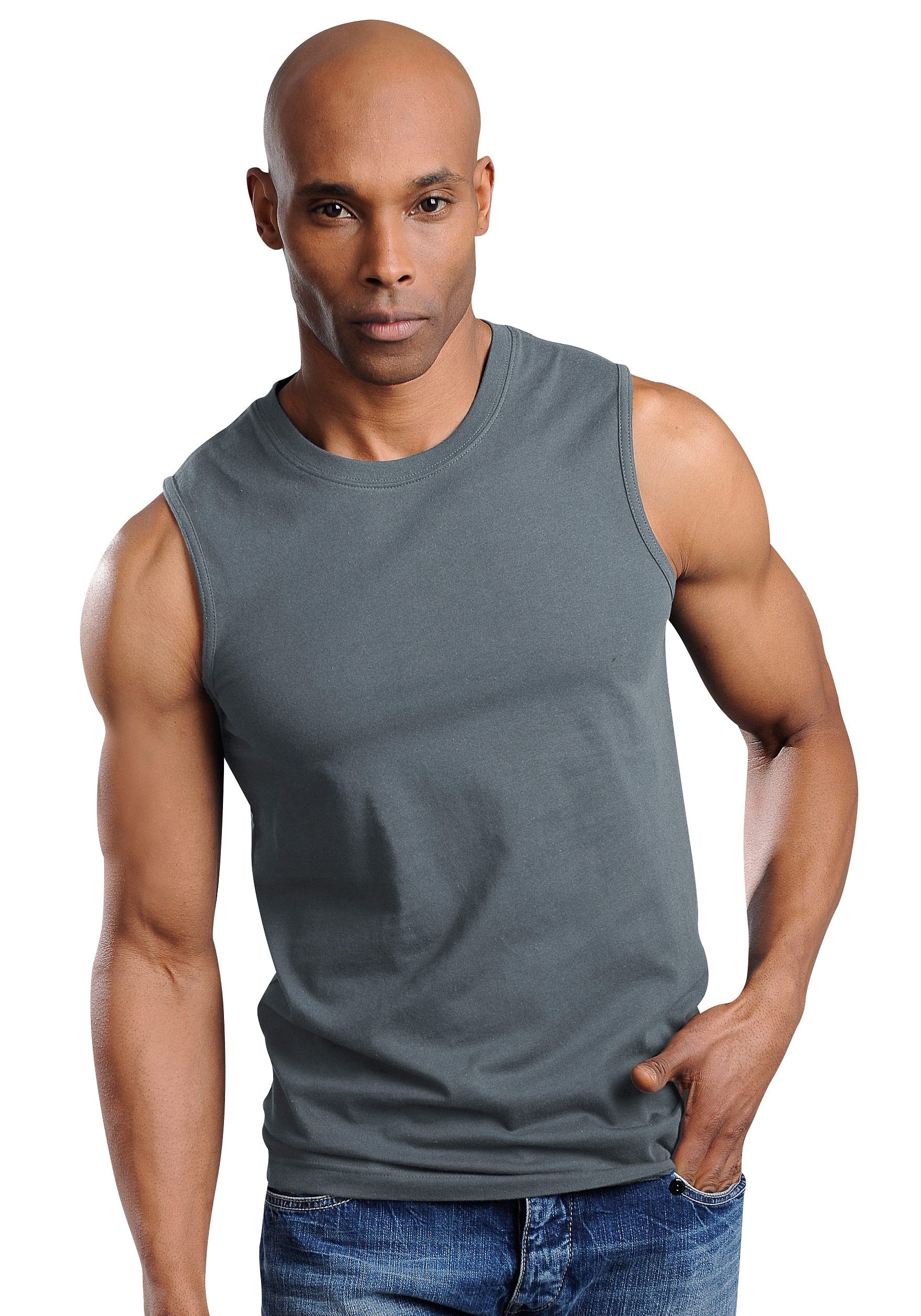 H.I.S Muscleshirt, (Packung, 3 tlg.), mit Rundhalsausschnitt