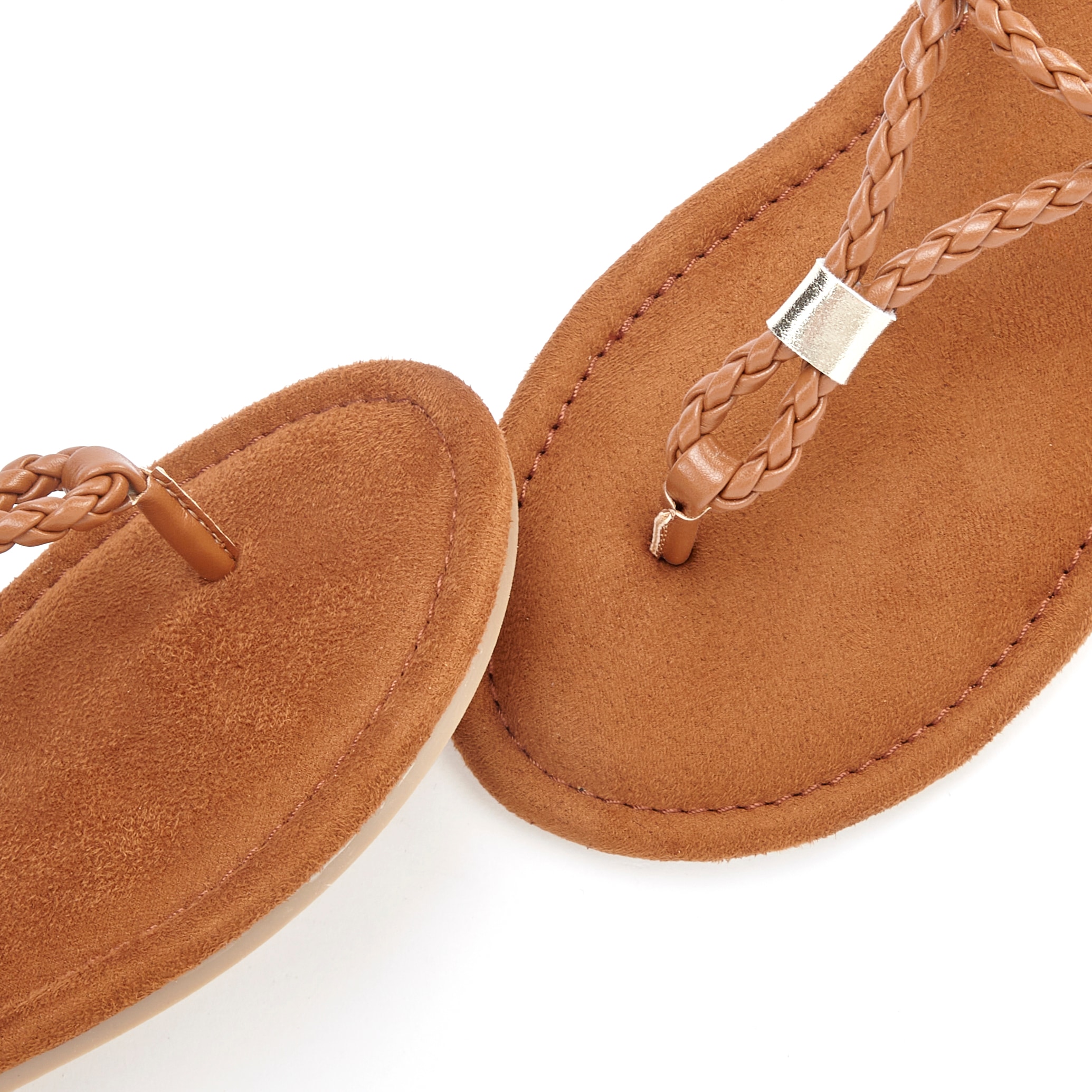 Vivance Sandale »Sommerschuh«, Zehentrenner, Sommerschuh, Sandalette mit raffinierten Riemchen