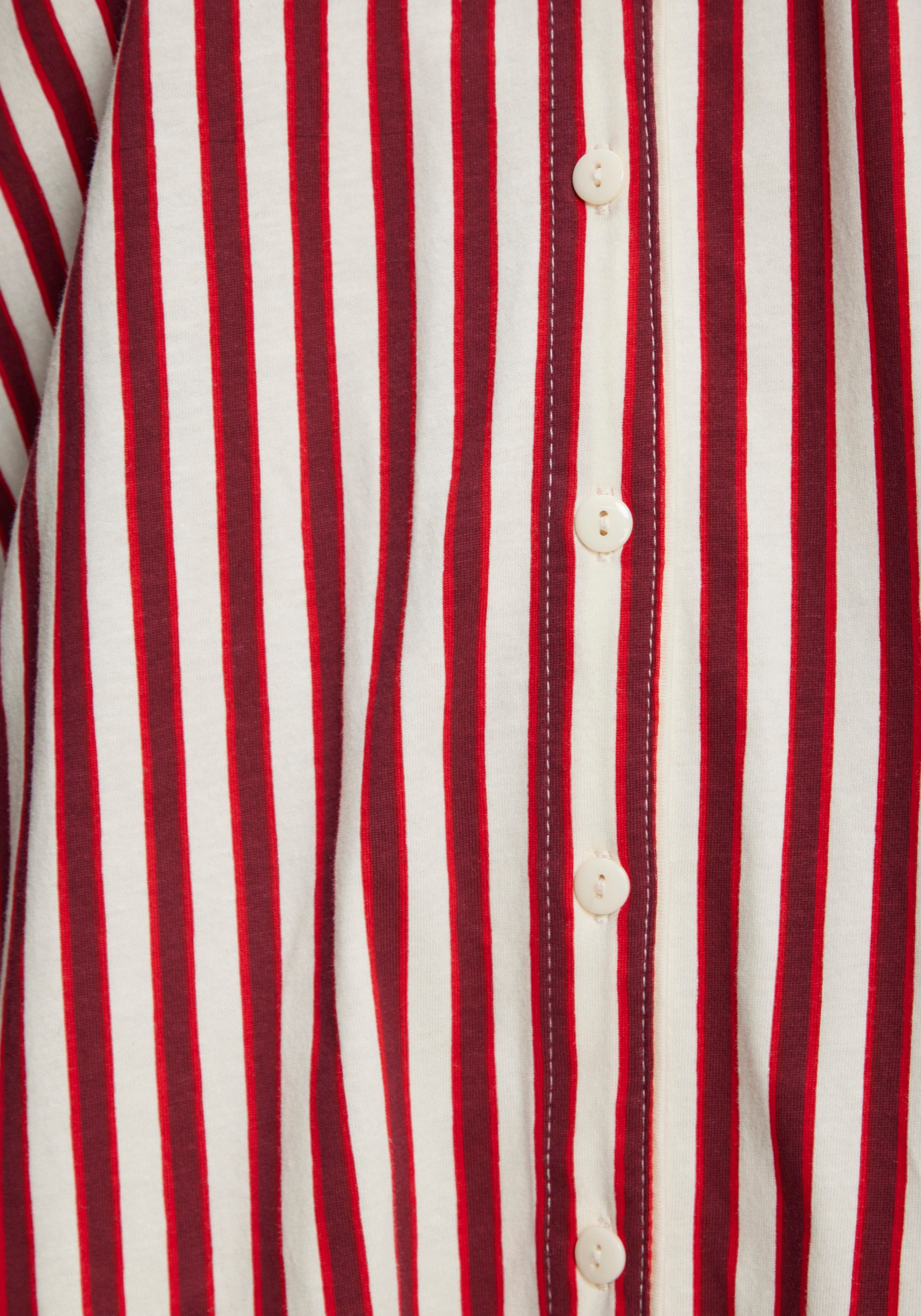 LASCANA Nachthemd Brusttasche Mit Weihnachtlichem Muster