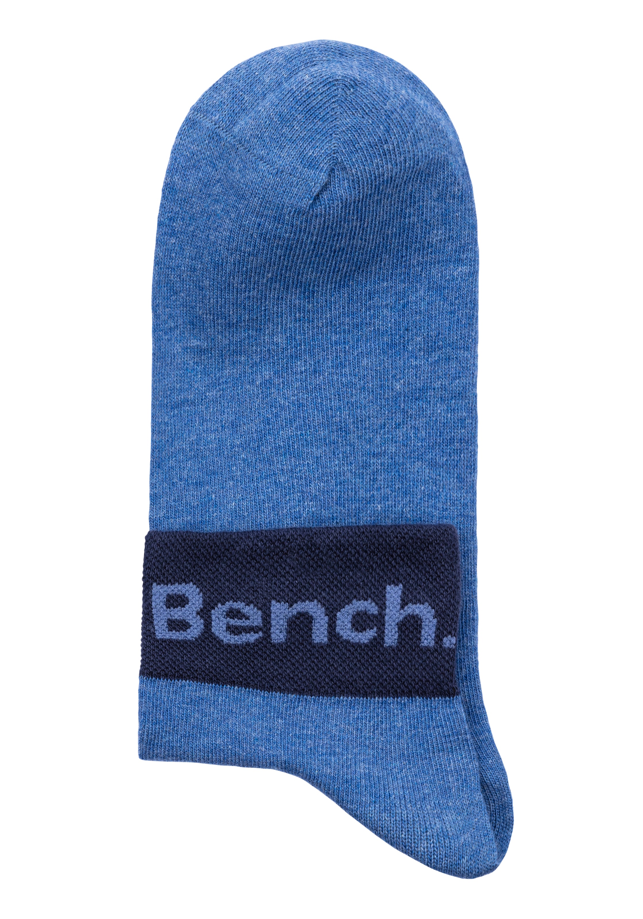 Bench. Kurzsocken, (Packung, 8 Paar), mit eingestricktem Schriftzug am Bündchen