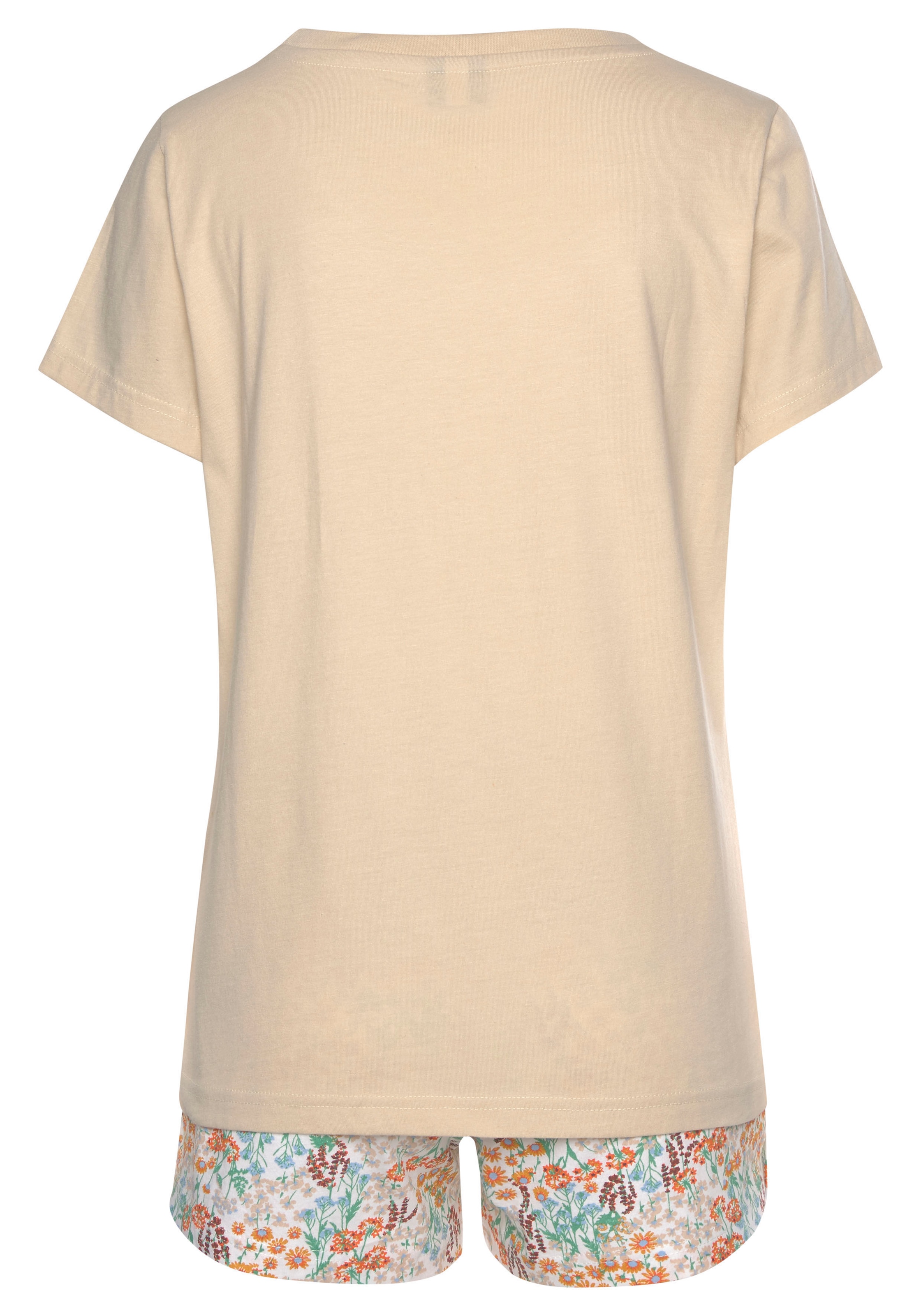 Vivance Dreams Shorty, (4 tlg., 2 Stück), mit Frontdruck