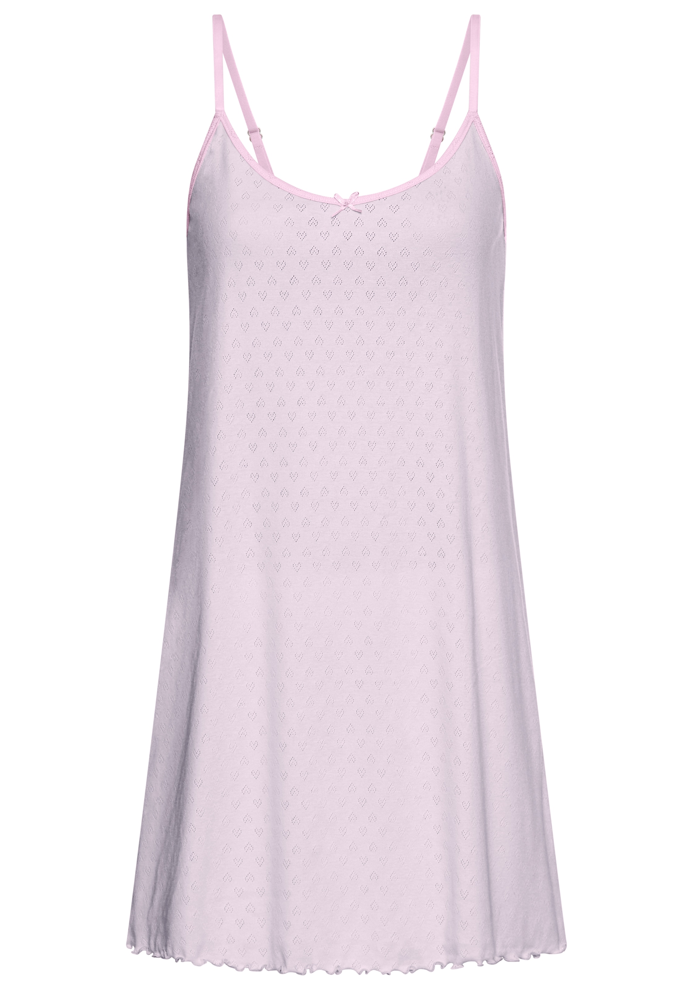 Vivance Dreams Negligé 1 tlg. mit romatischem Ajourstrickmuster