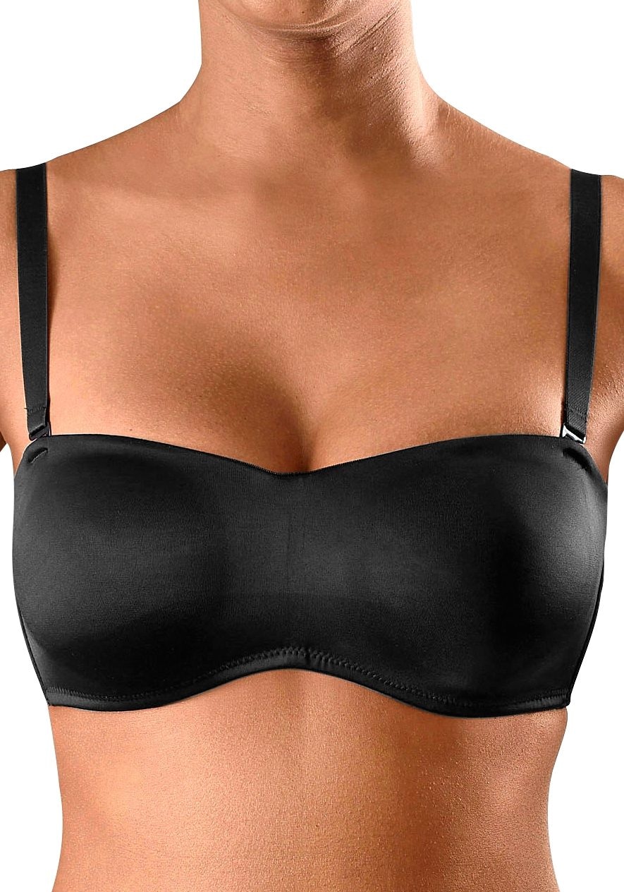 LASCANA T-Shirt-BH, ohne Schale mit abnehmbaren Trägern, Basic Dessous