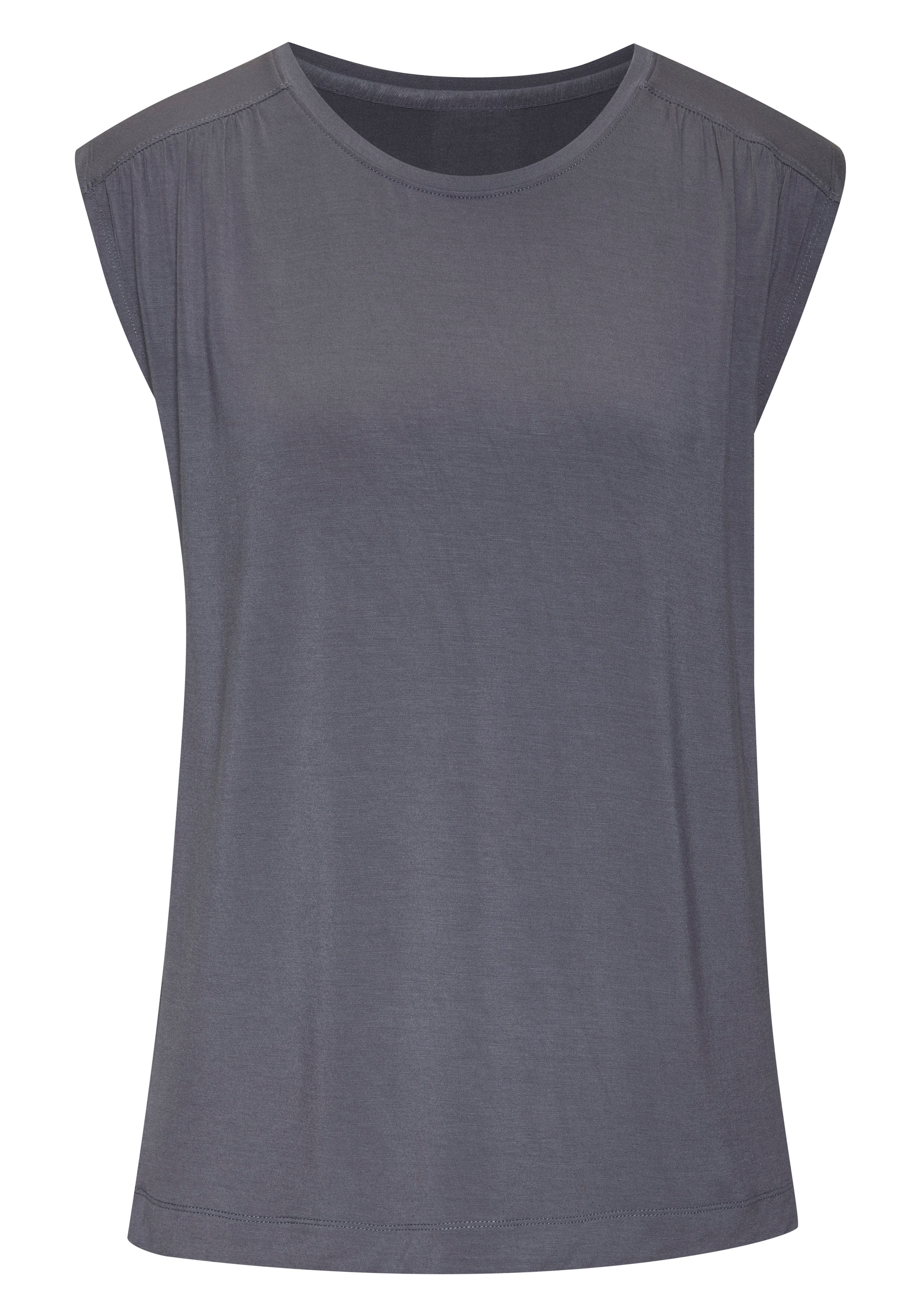 LASCANA Shirttop »mit Schulterraffung« aus weichem Viskose-Stretch
