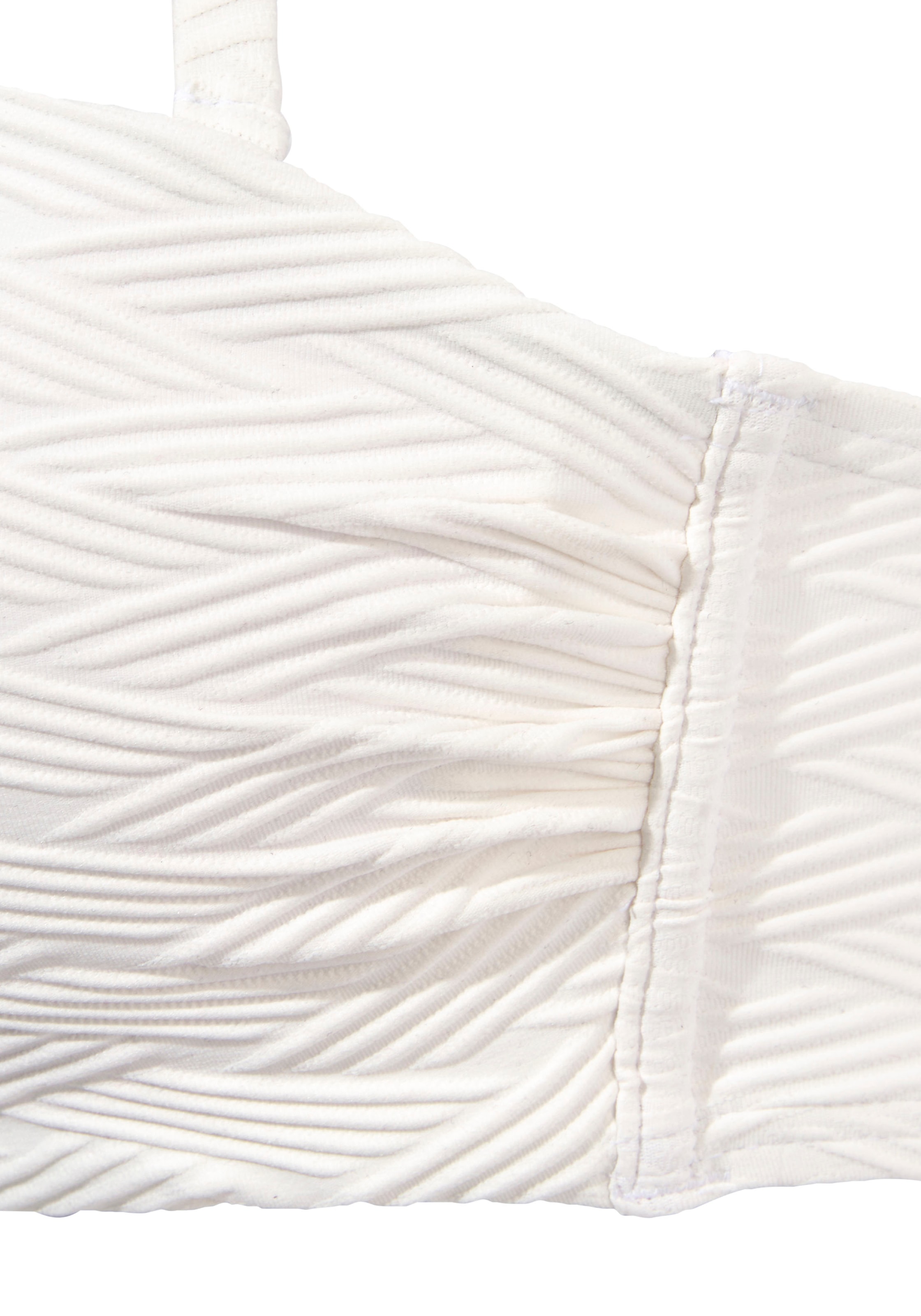 Sunseeker Bügel-Bandeau-Bikini-Top »Loretta«, mit Strukturmuster