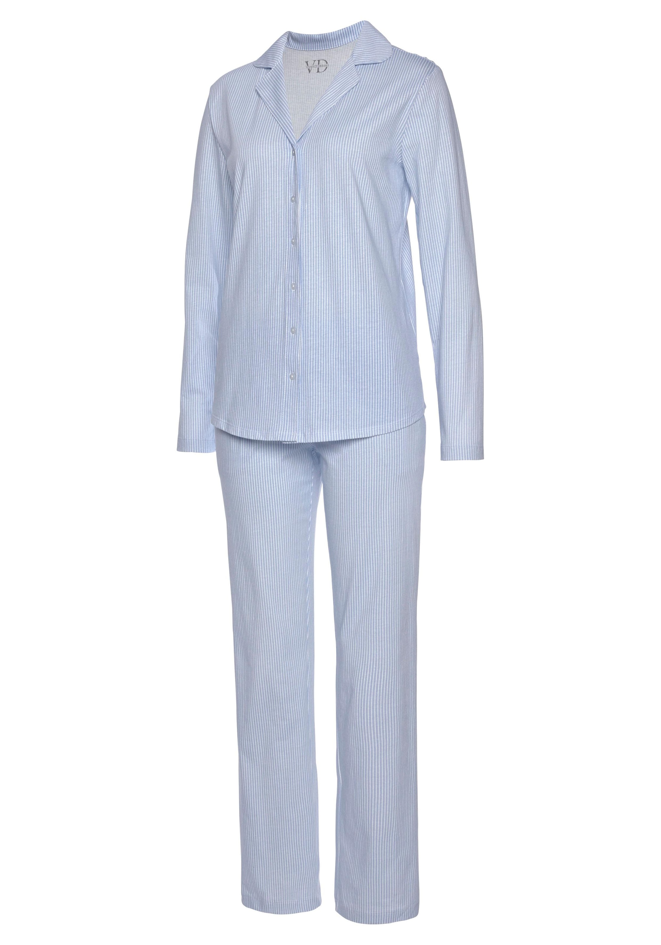 Vivance Dreams Pyjama, (2 tlg.), mit feinem Muster