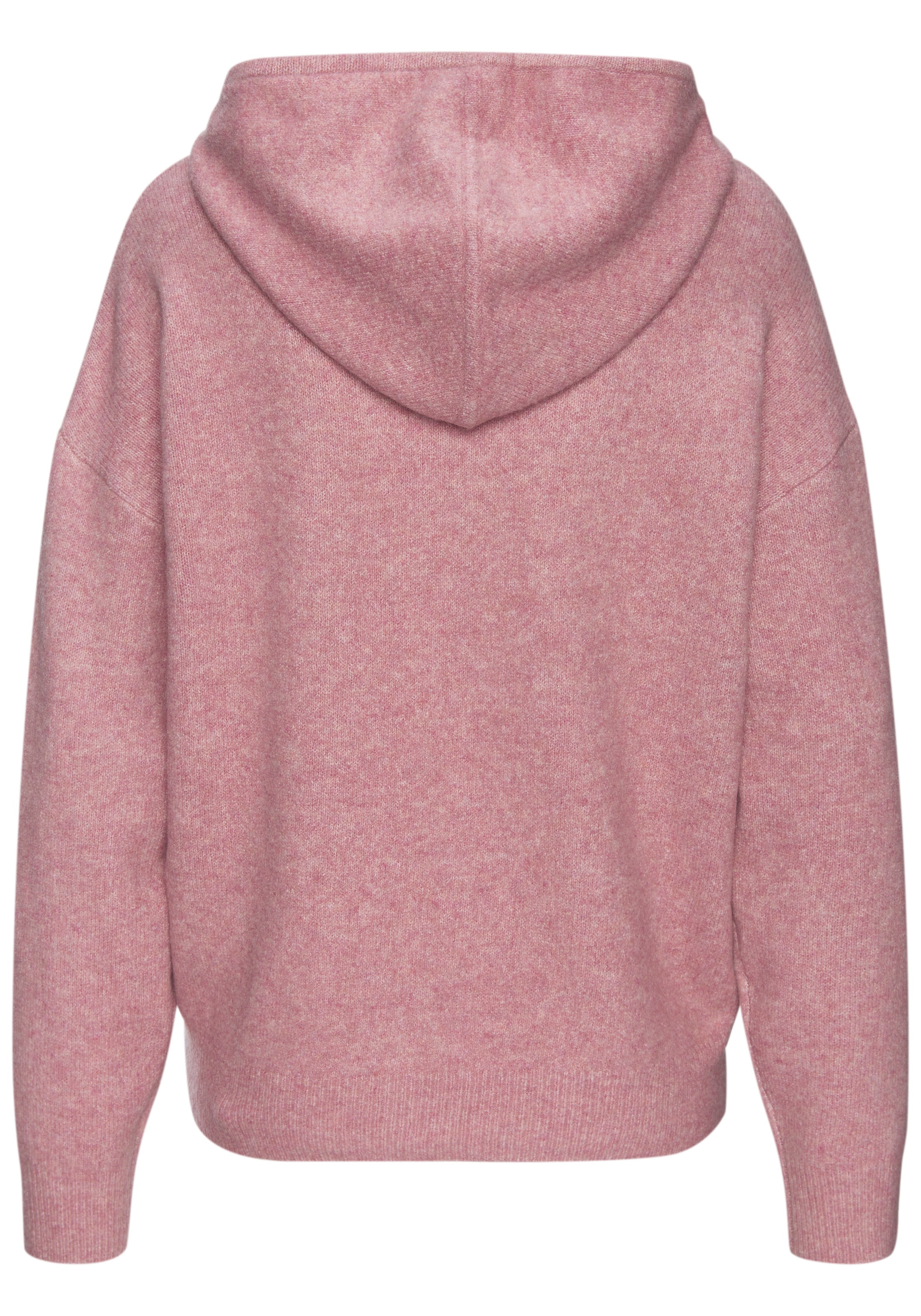 Vivance Kapuzenpullover »in lässiger Colorblock-Optik aus softer Strickware« Pullover mit Kapuze, Kuschelpullover, locker und kaschierender Schnitt