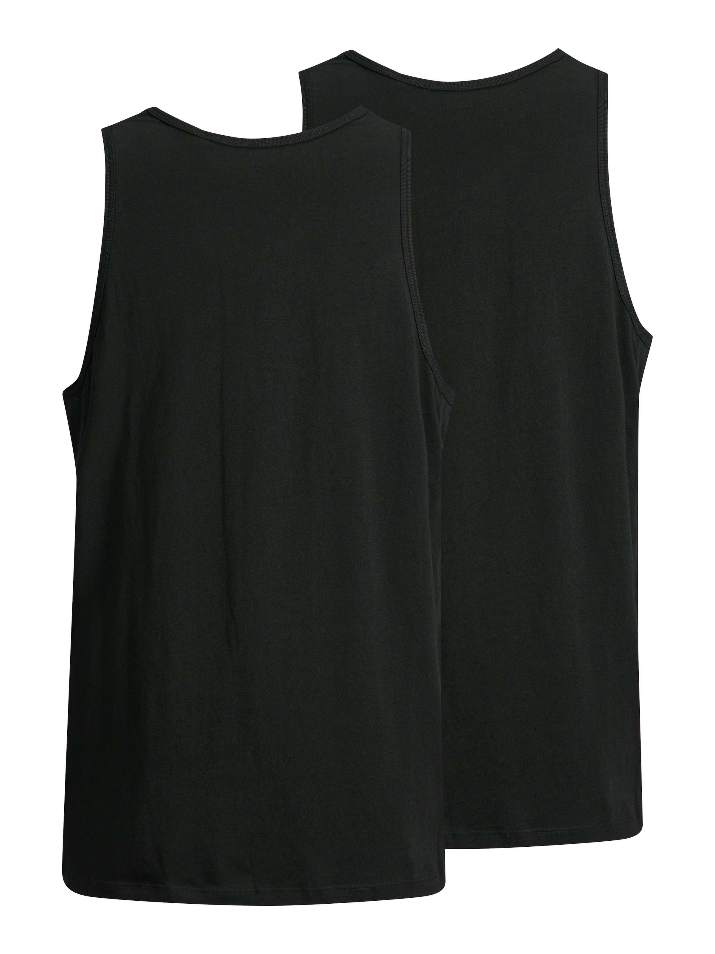 Jack & Jones Tanktop »JACBASIC im Doppelpack mit Rundhals und bequemer Passform« Packung, 2er-Pack, 2 tlg. unifarben, modisch, regular fit, Baumwolle, Rundhals
