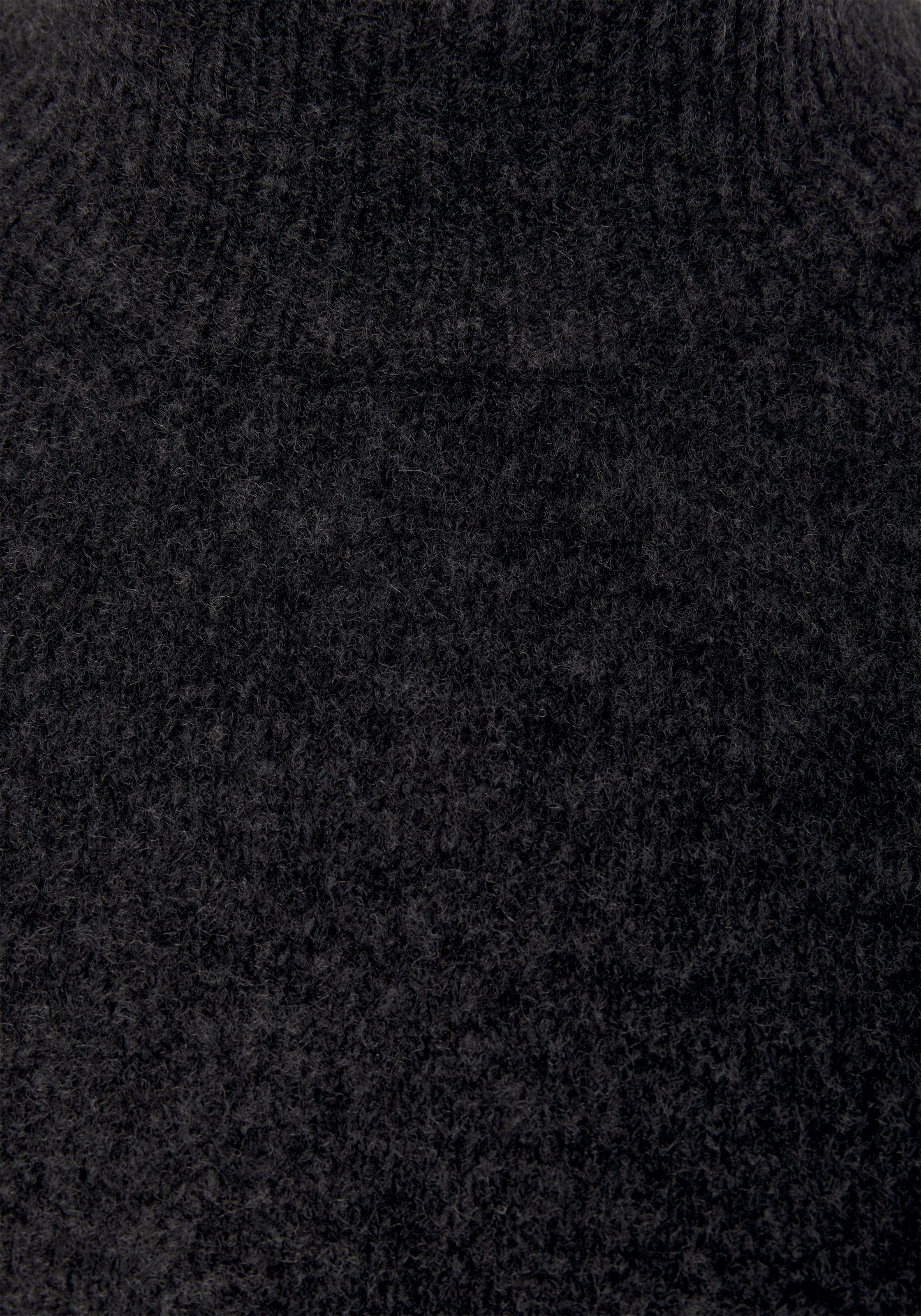LASCANA Strickpullover, mit Stehkragen und Rippbündchen, Loungewear
