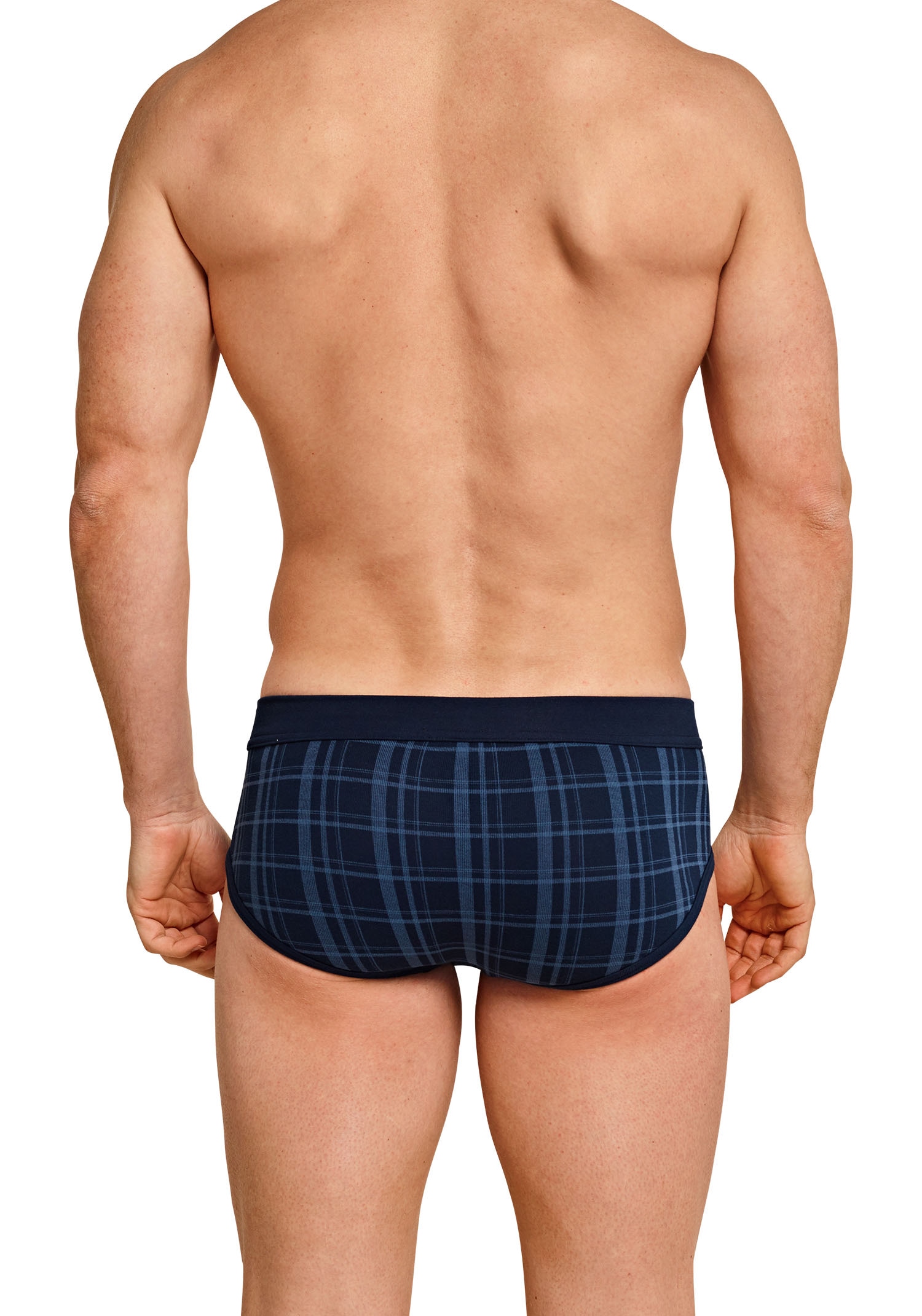 Schiesser Slip »Original Classics« 2er-Pack,  mit kontrastfarbenem Karomuster