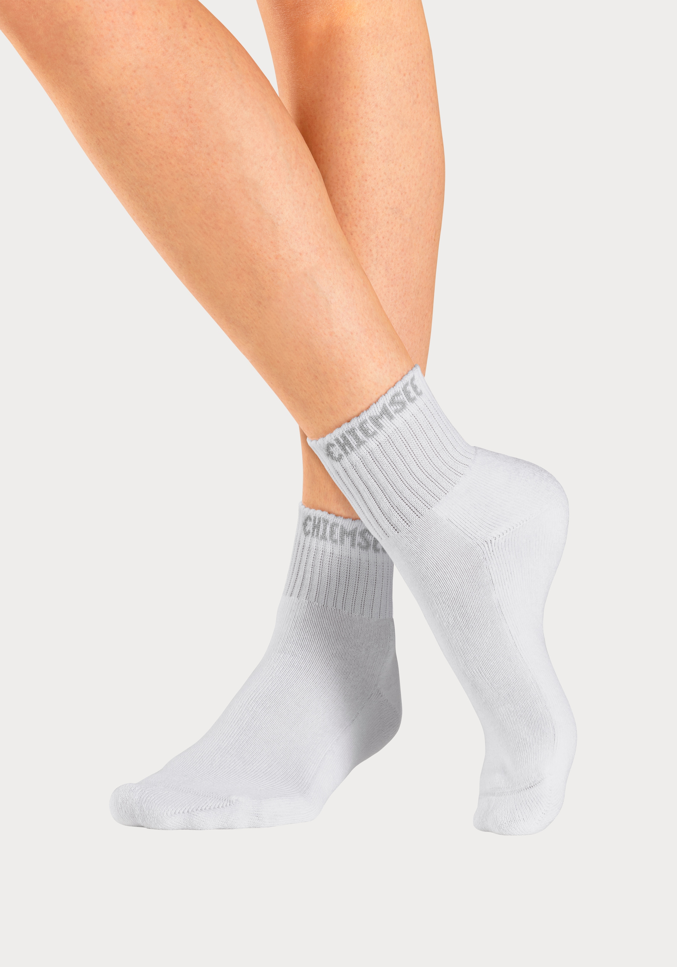Chiemsee Kurzsocken, (Packung, 6 Paar), mit eingestricktem Markennamen