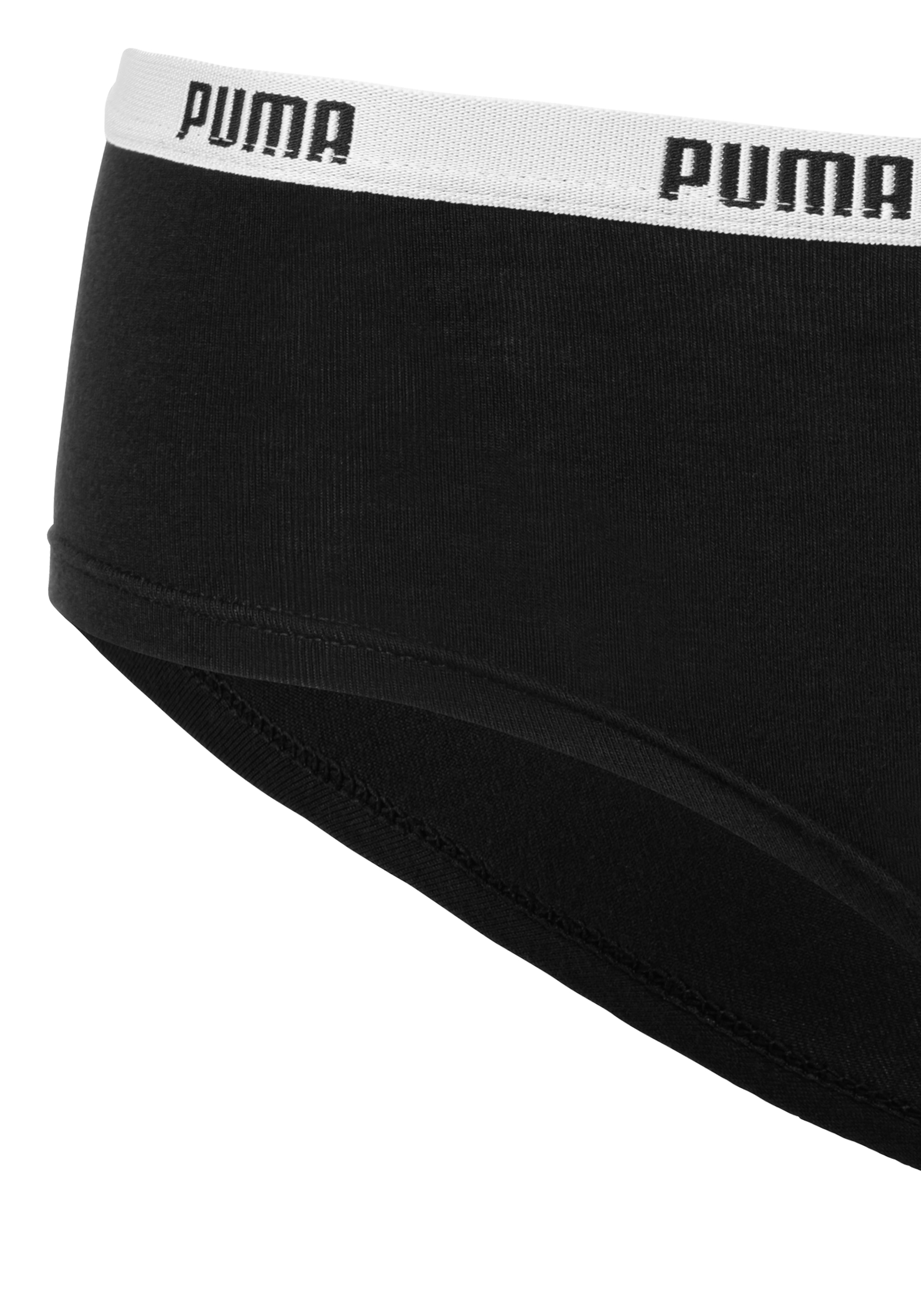 PUMA Hipster Packung, 6er-Pack,  mit elastischem Logobündchen