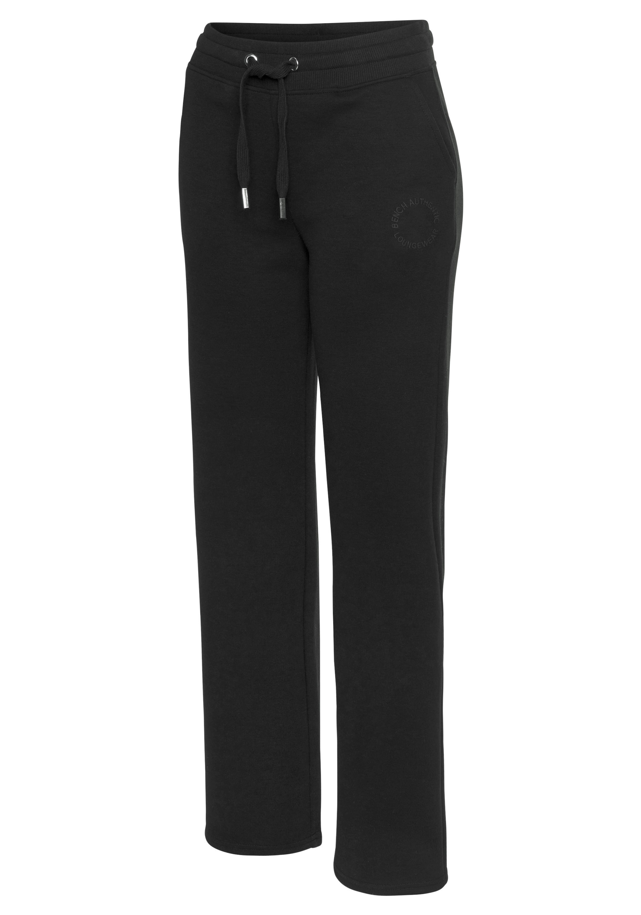 Bench. Loungewear Loungehose, Relaxhose mit Logostickerei und Eingrifftaschen, Loungewear