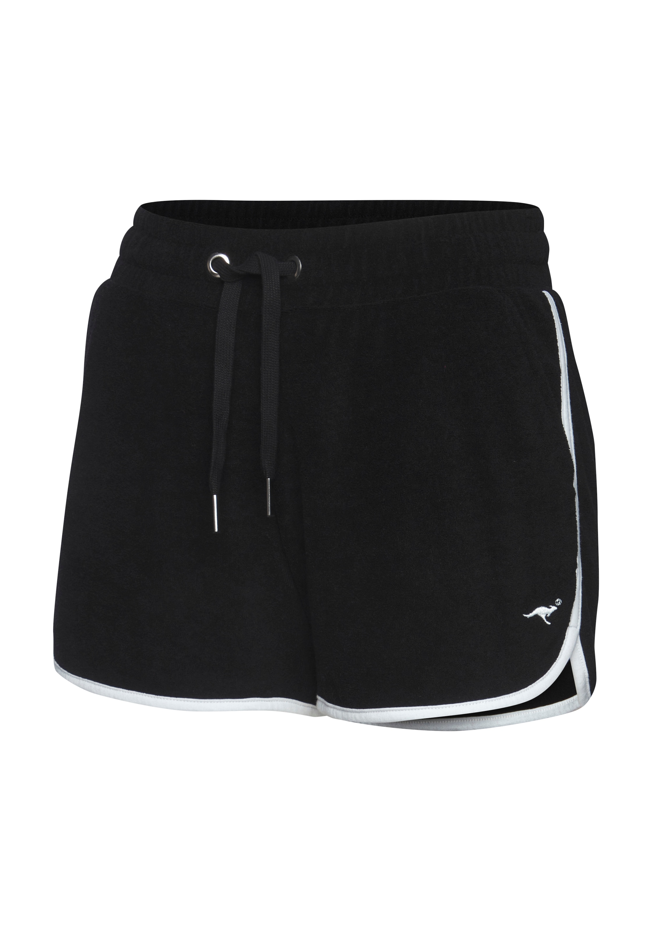 KangaROOS Relaxshorts  mit sportlichem Seitenstreifen und weichem Frottee Material