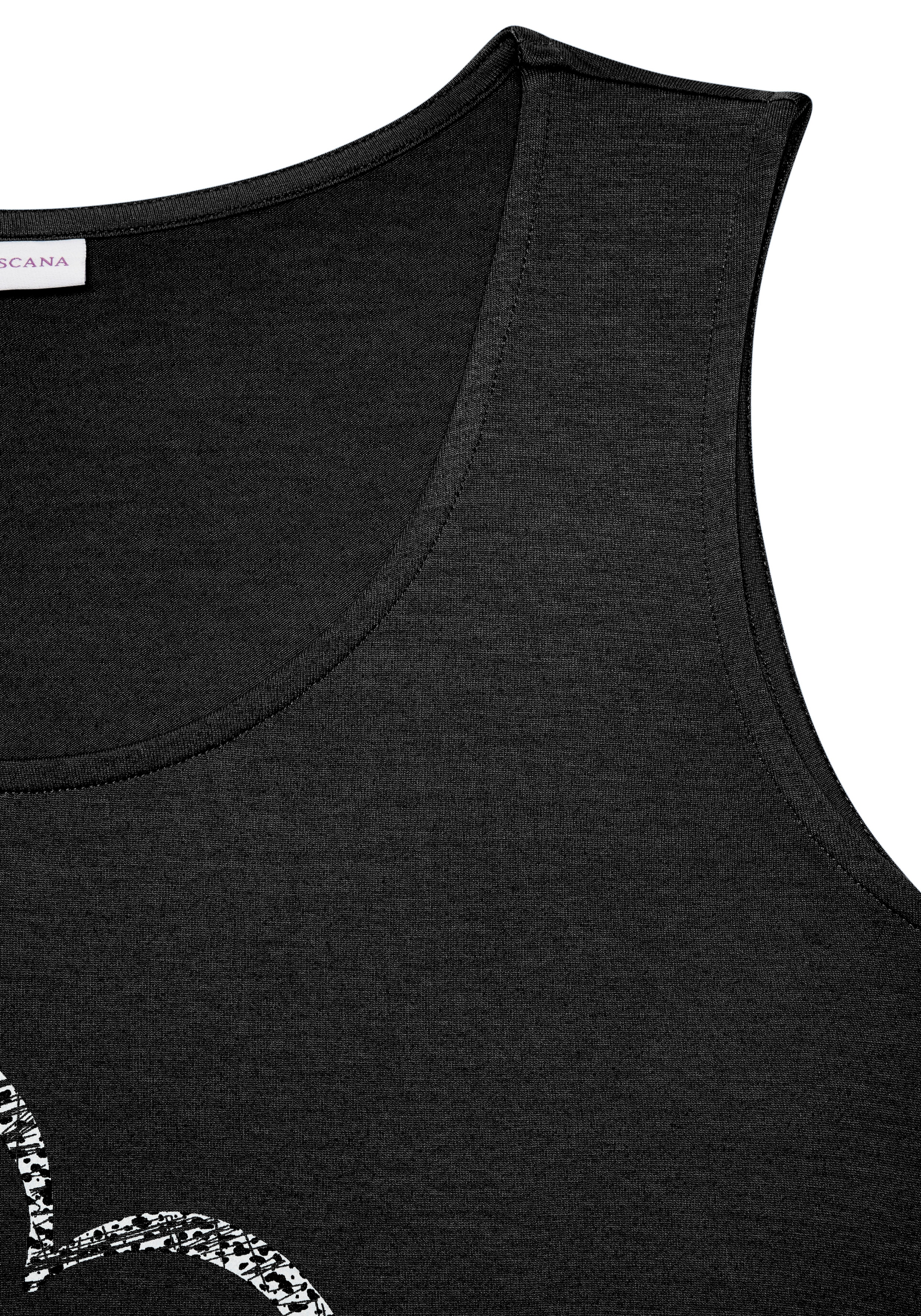 LASCANA Trägertop »mit Lascana Herz Print«, aus weichem Viskose-Stretch