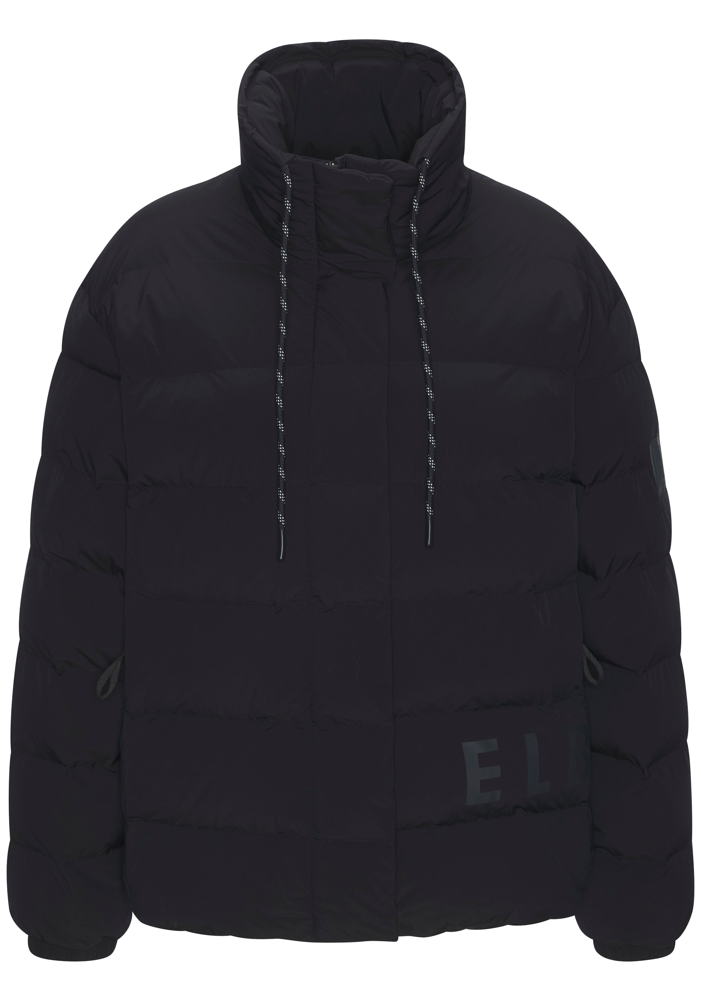 Elbsand Steppjacke mit großem seitlichen Logo-Print