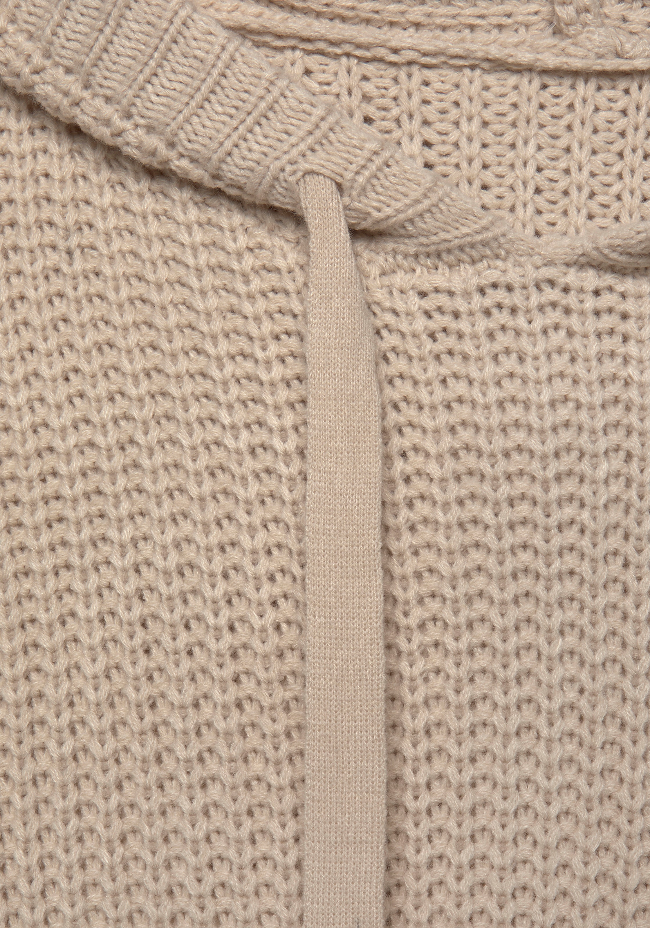 LASCANA Kapuzenpullover, aus weichem Grobstrick, weicher Strickpullover mit Kapuze