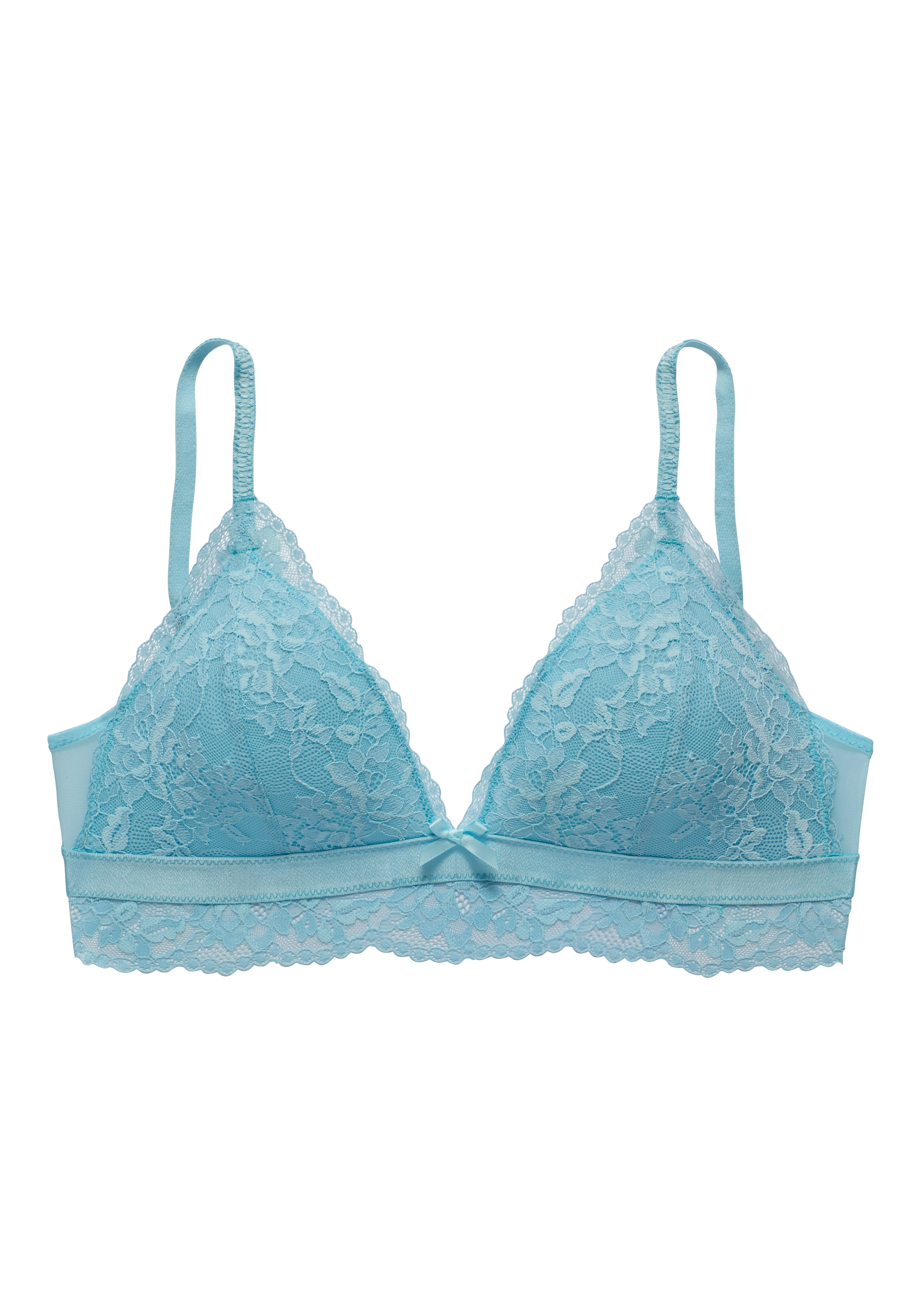 LASCANA Bralette-BH mit atmungsaktiver, softer Spacer-Schale, Spitze, sexy Dessous