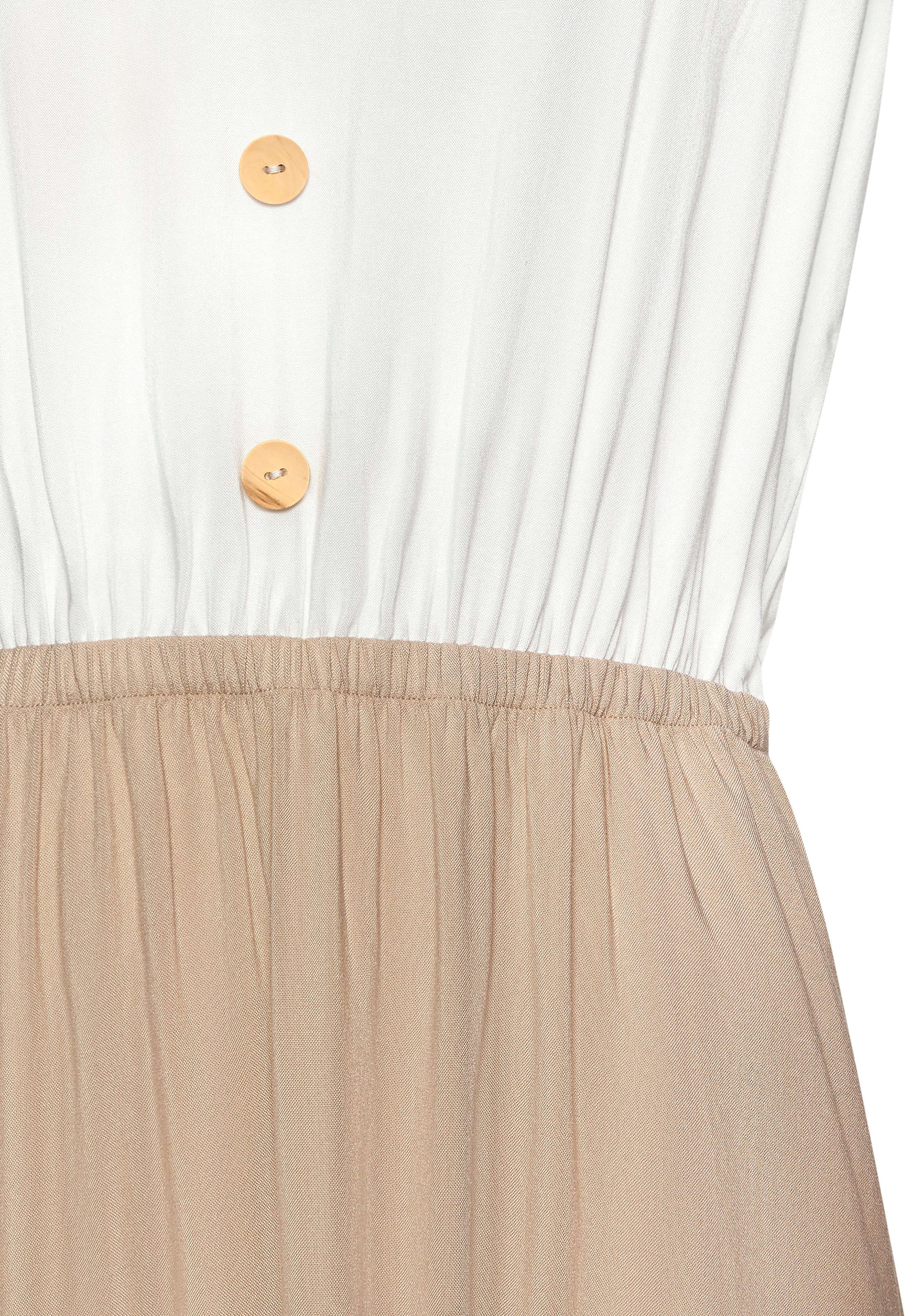 LASCANA Sommerkleid, mit Schleifen, Strandkleid, casual