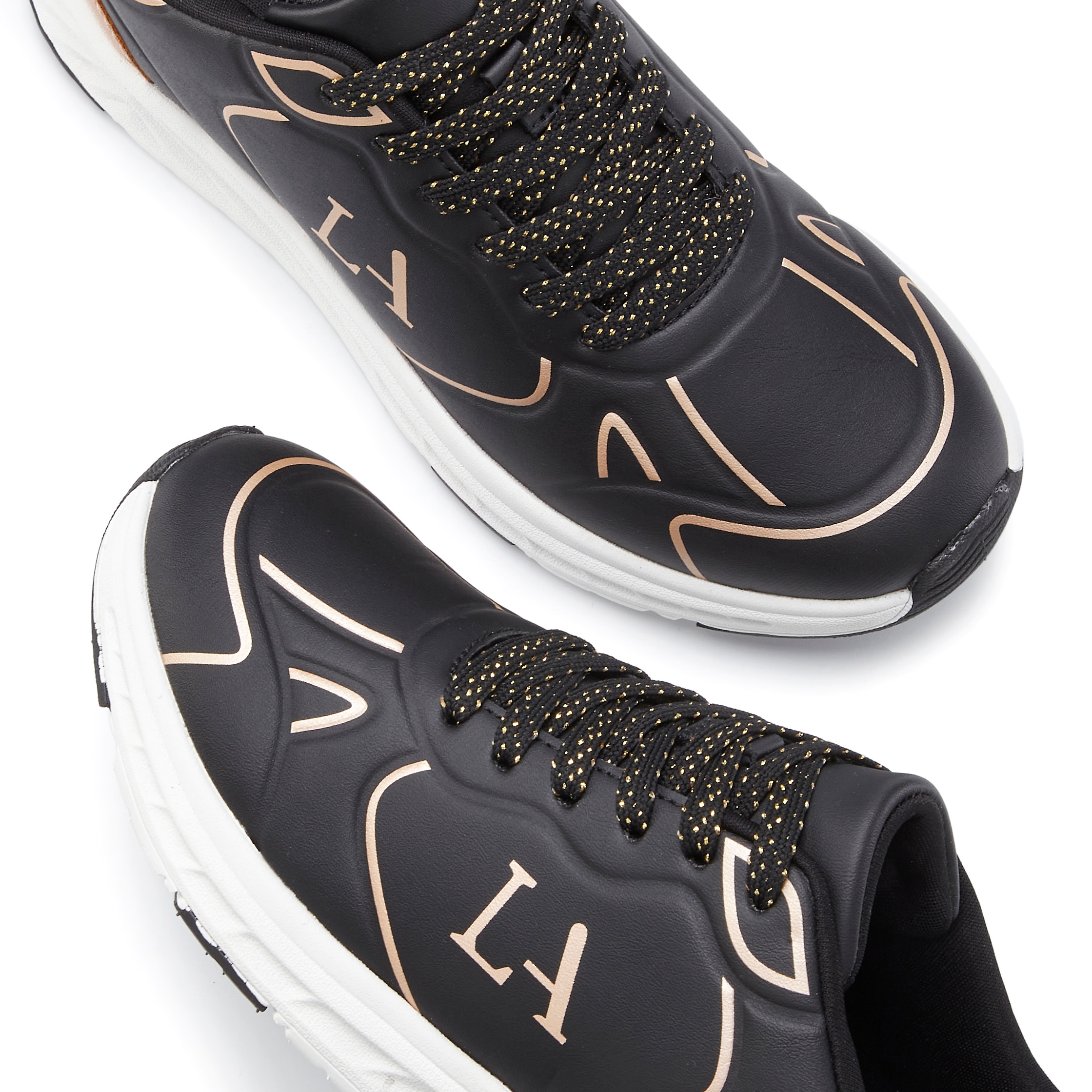 LASCANA Sneaker »Freizeitschuh, Schnürschuh«  mit Farbakzenten VEGAN