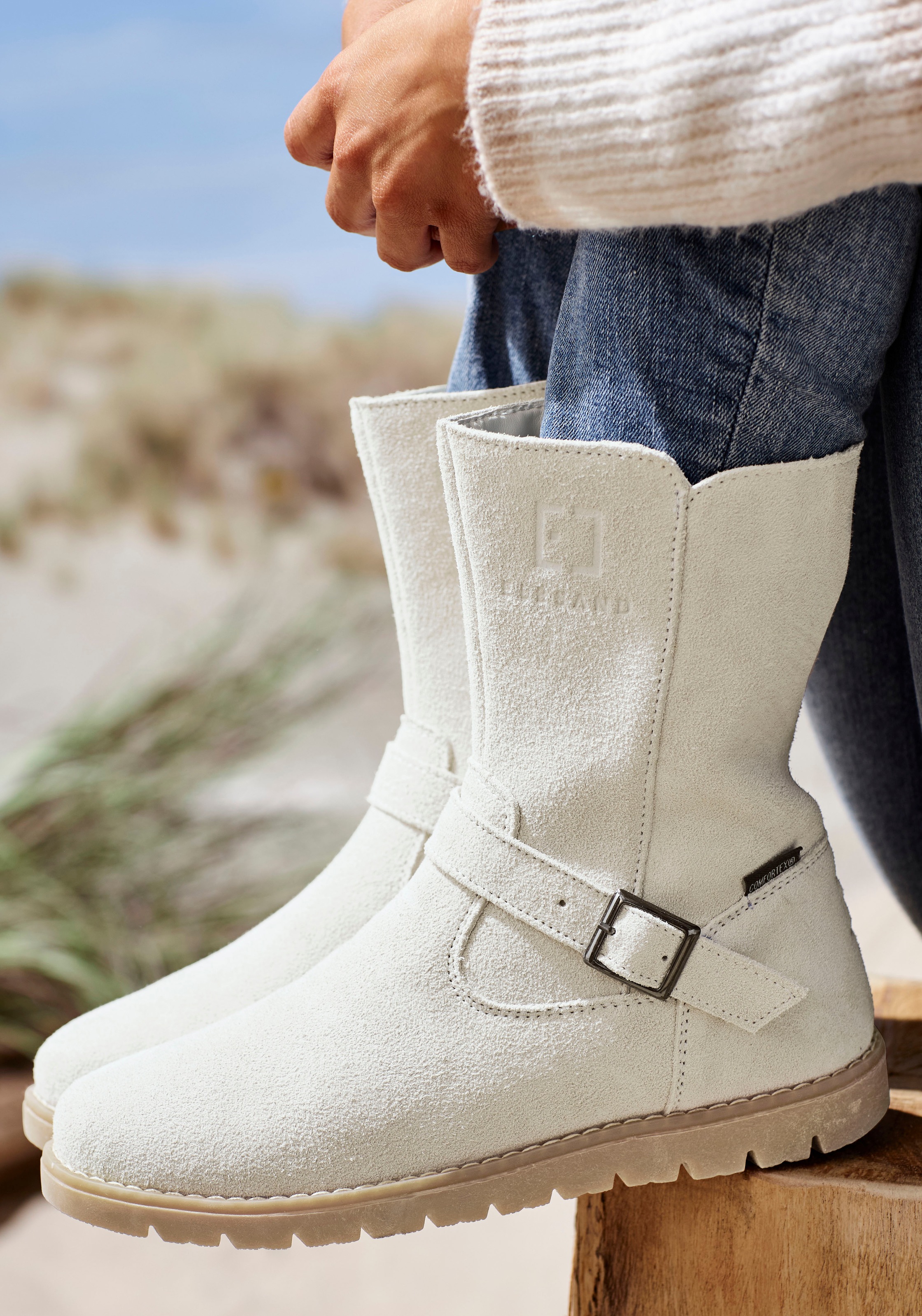 Elbsand Winterstiefel, Boots,Winterstiefelette,Leder, wind- & wasserabweisende Tex-Membran