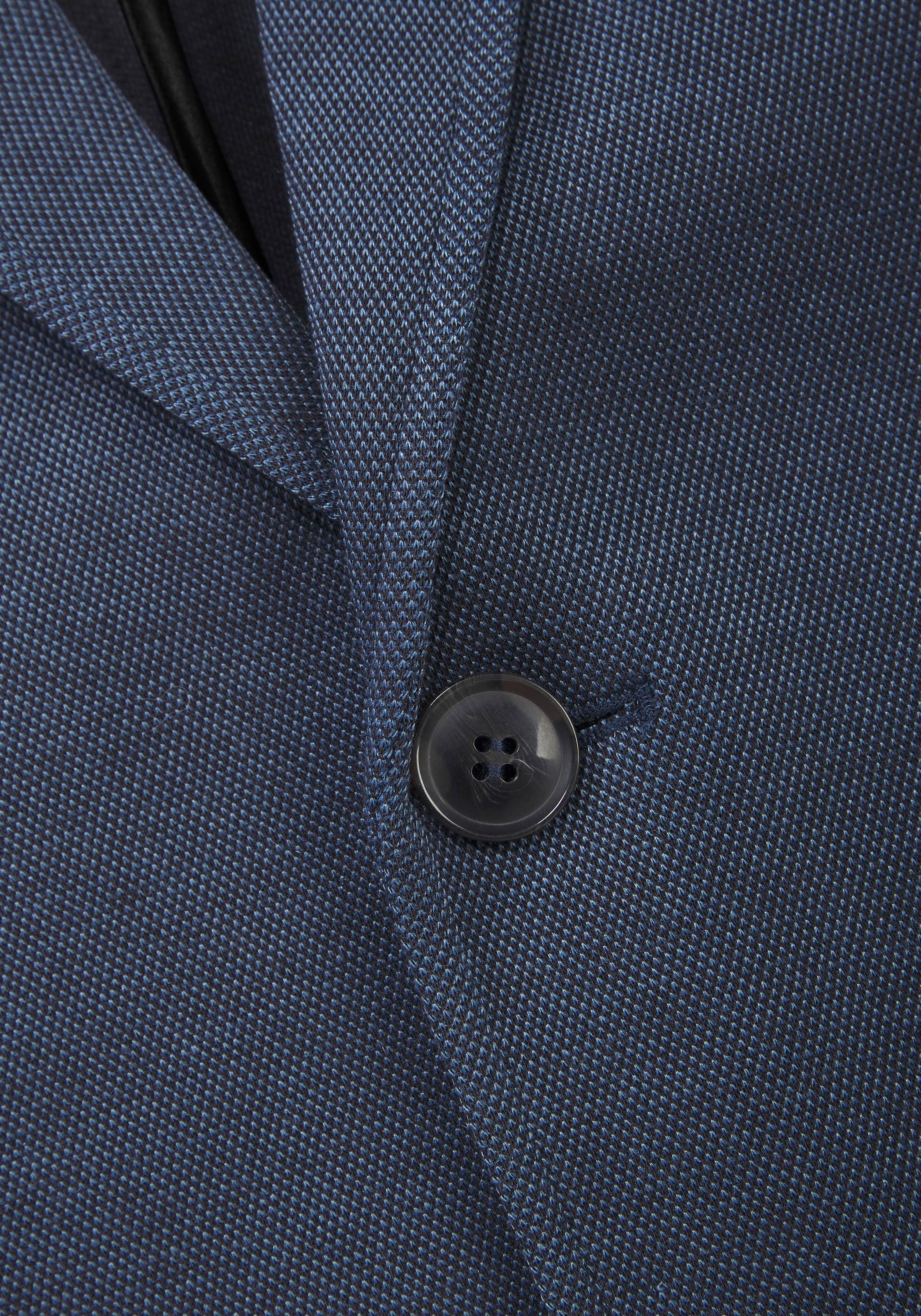 John Devin Sakko »aus elastischer Jersey Pikee-Qualität« lässiges Stretchsakko mit dezentem Muster