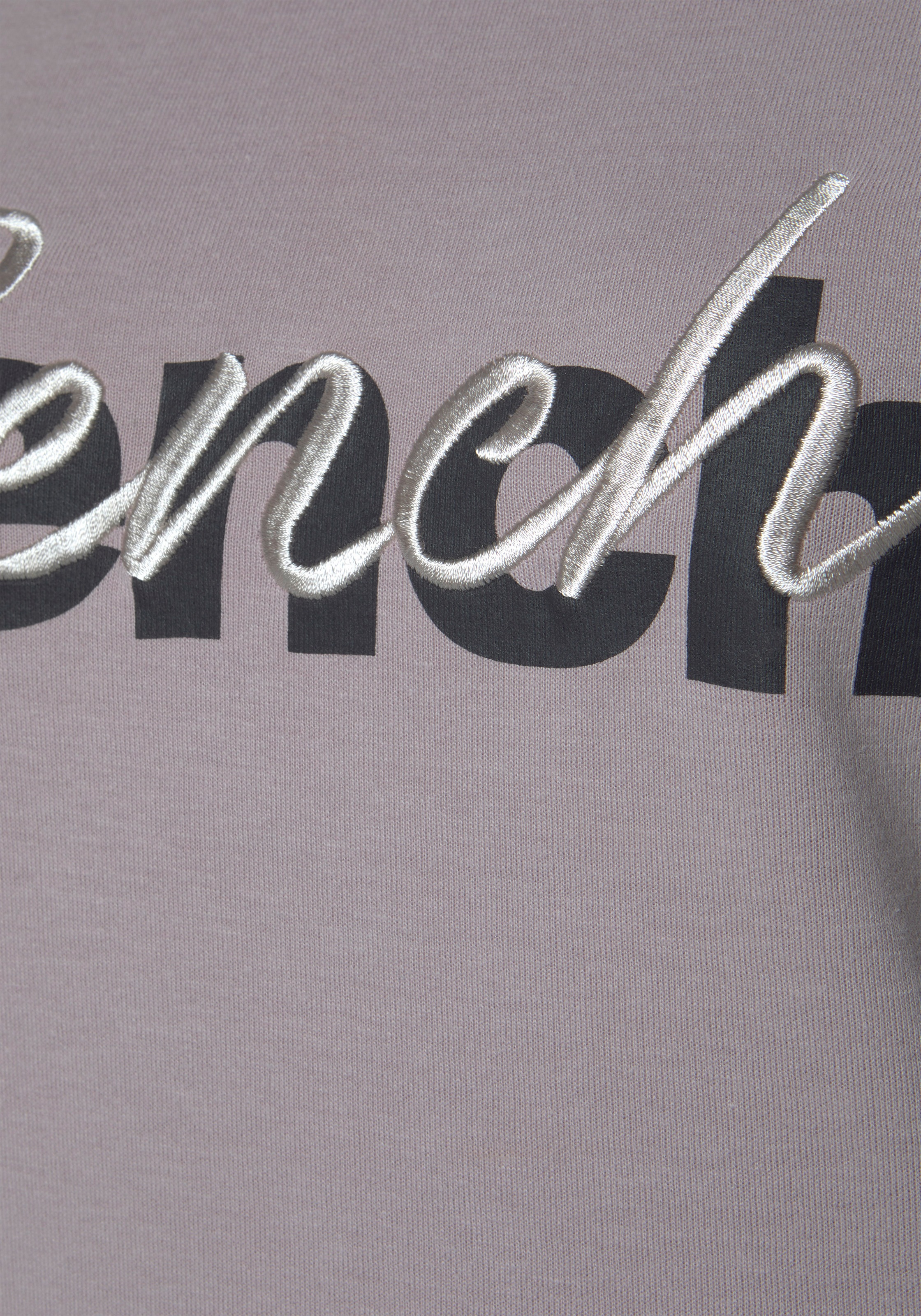 Bench. Loungewear Sweatshirt, mit Logodruck und Stickerei, Loungeanzug