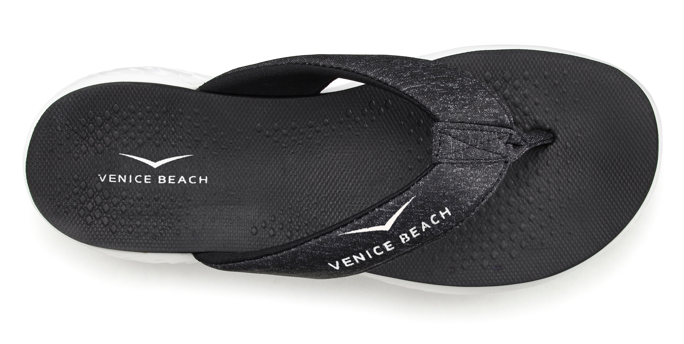 Venice Beach Badezehentrenner, Sandale, Pantolette, Badeschuh ultraleicht im sportiven Look VEGAN