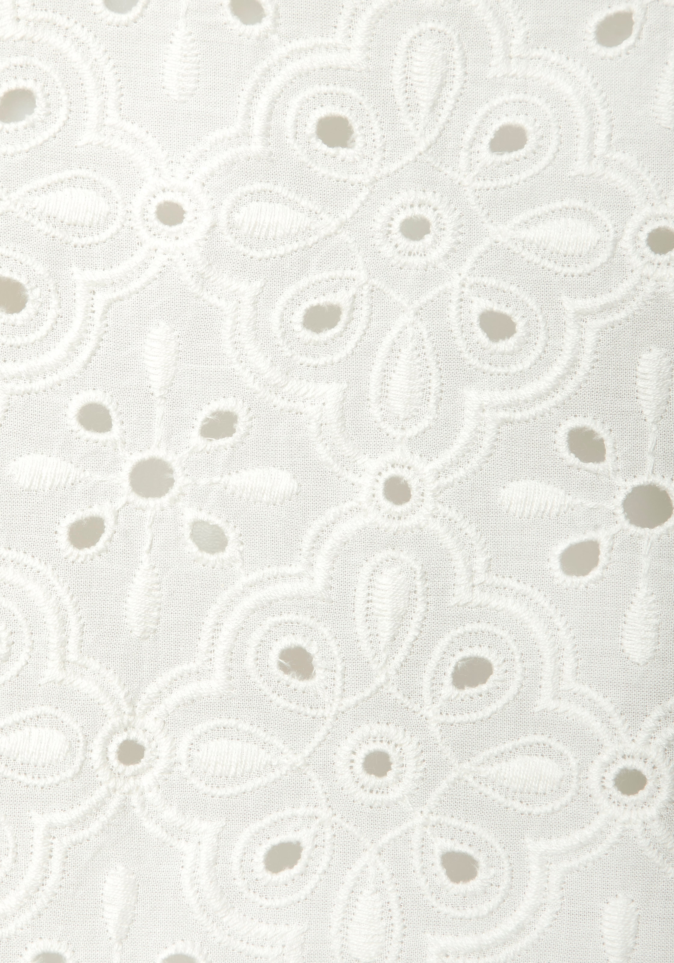 LASCANA Kurzarmbluse mit Lochstickerei, Damenbluse, casual-elegant