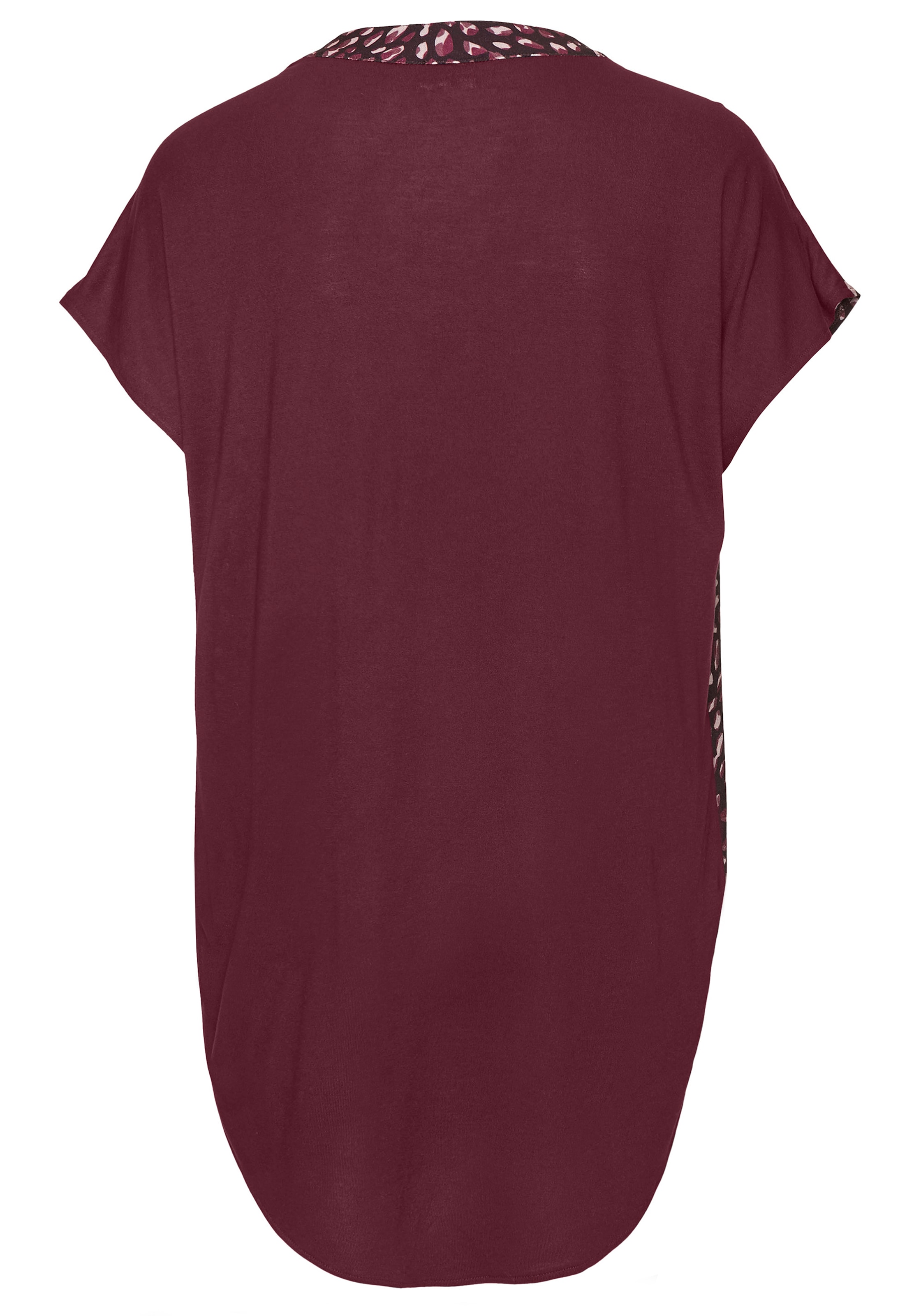 Beachtime Longshirt aus Materialmix
