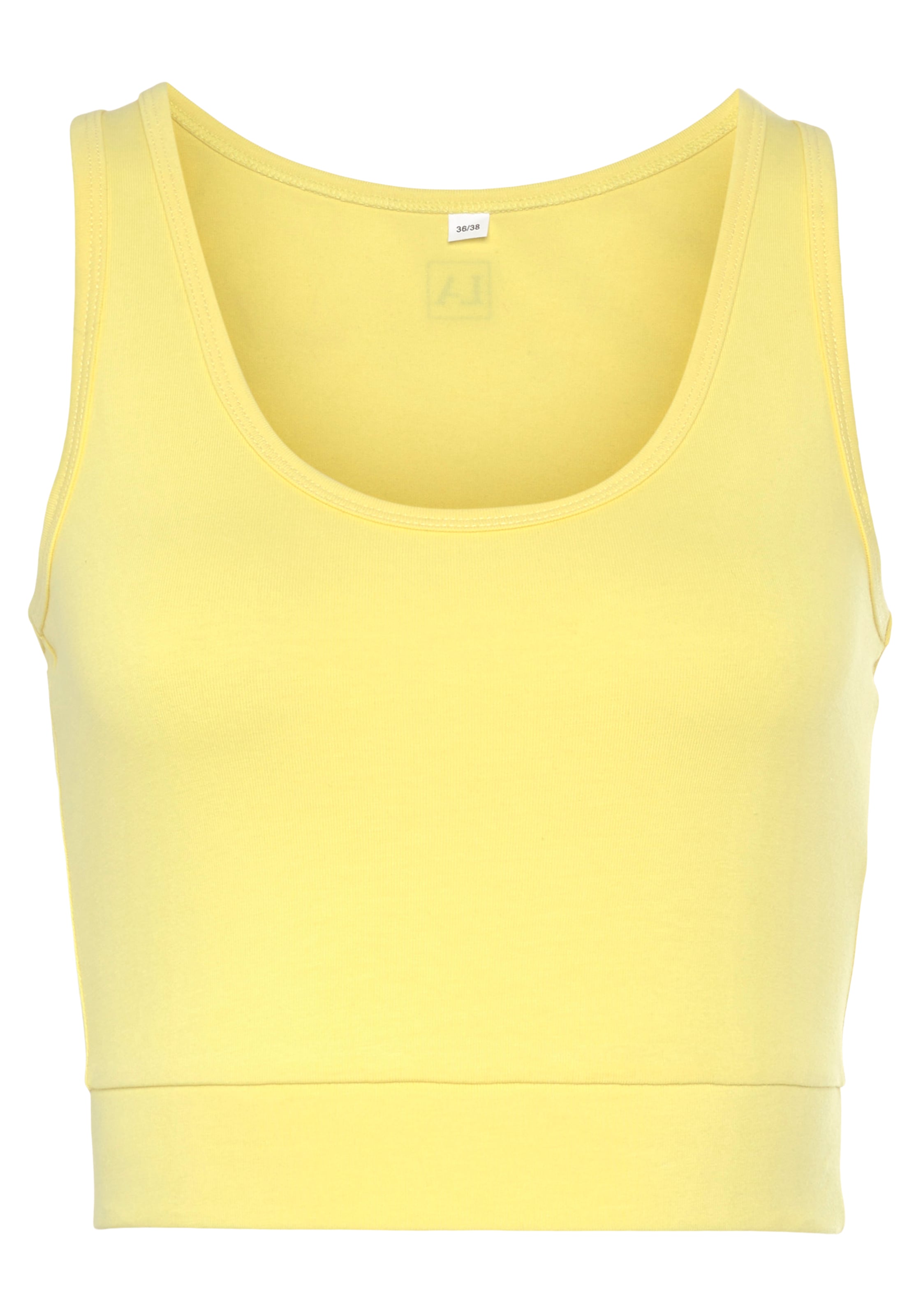LASCANA ACTIVE Sporttop, Crop-Top mit breiten Trägern
