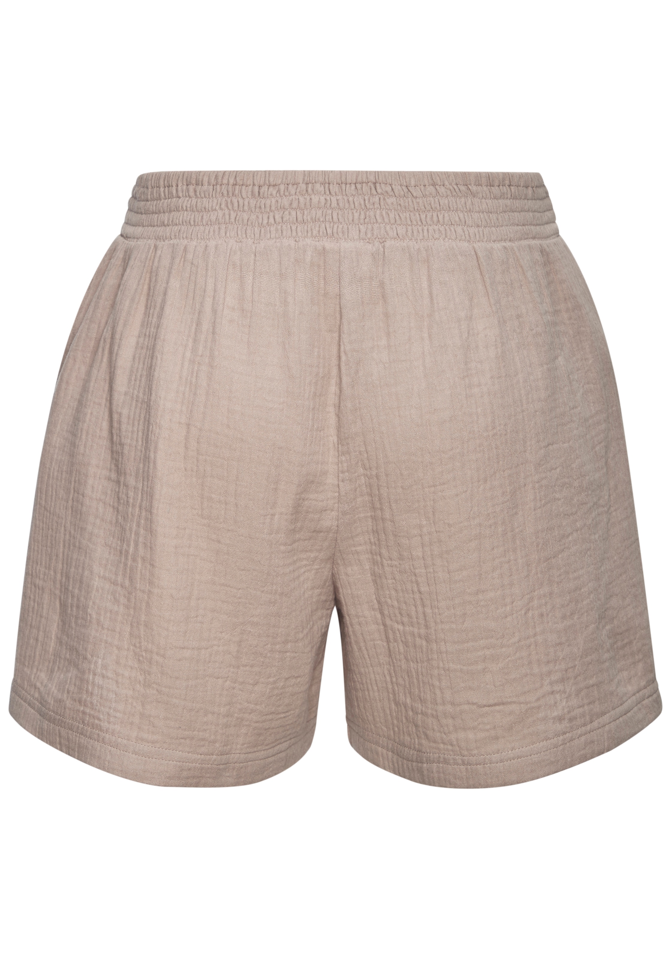 Beachtime by Lascana Webshorts »aus sommerlicher Musselinware«  leichte Strandshorts, Sommerhose, Schlupfhose
