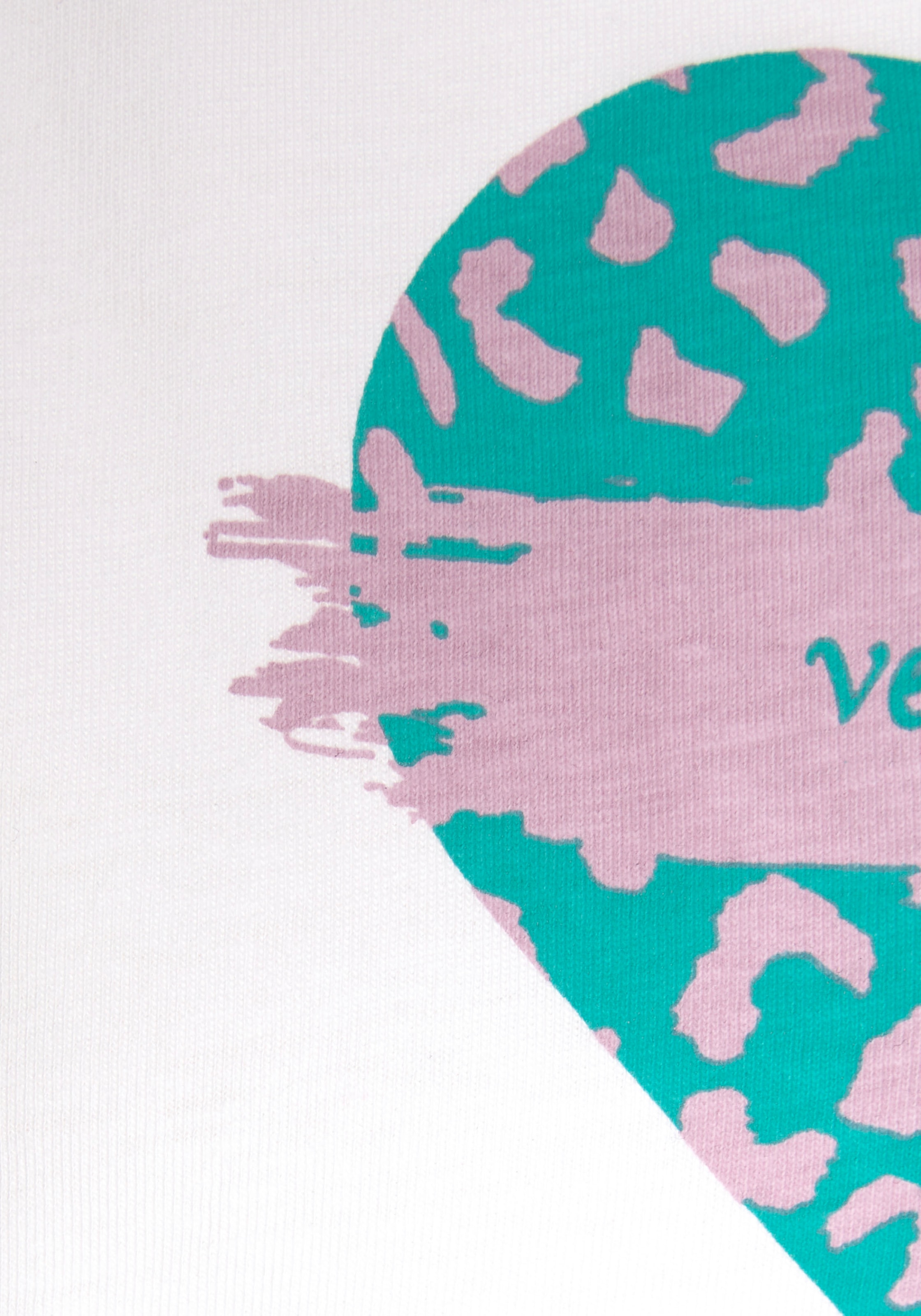 Venice Beach Kurzarmshirt mit Frontprint