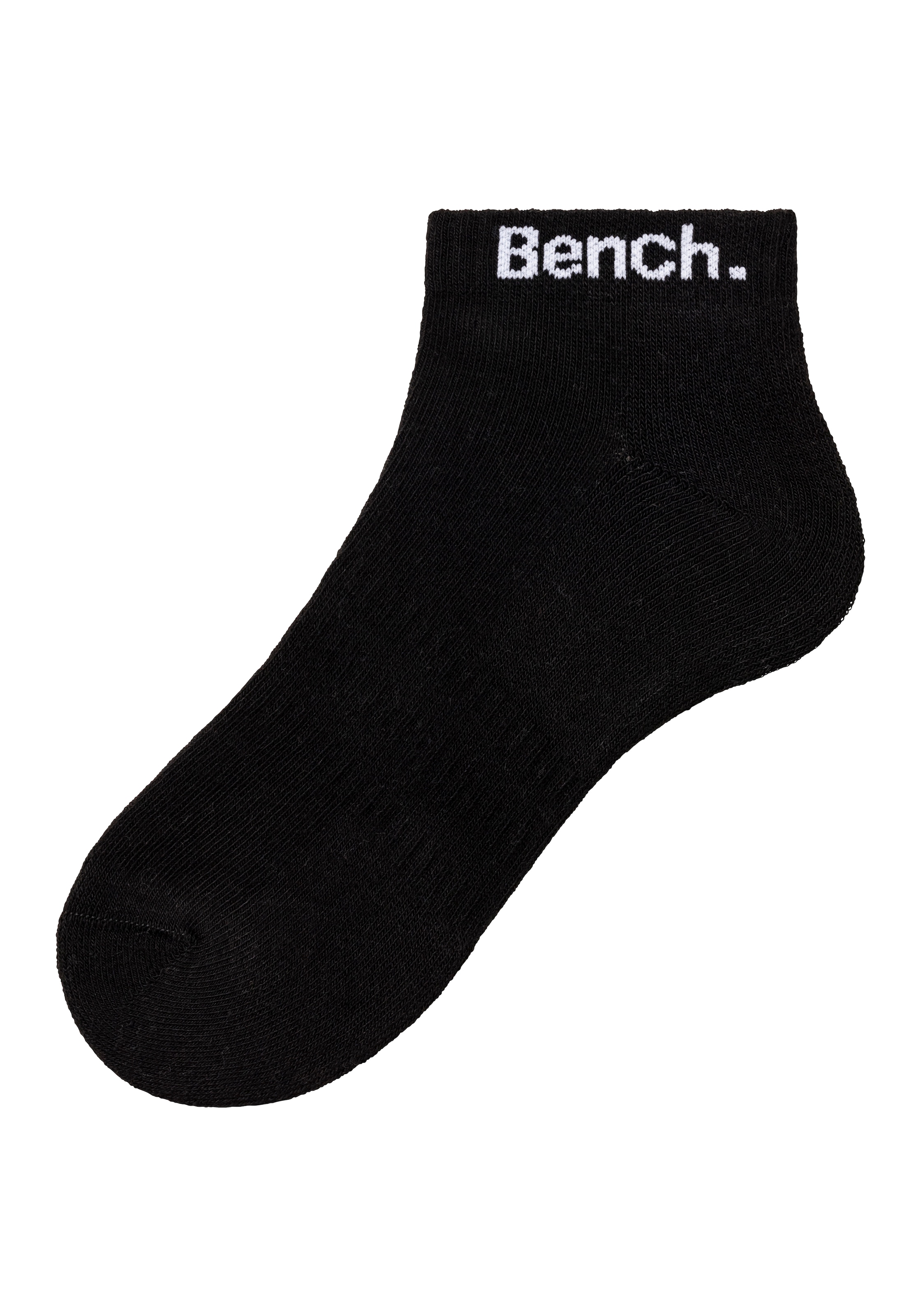 Bench. Sportsocken, (Packung, 12 Paar), Tennis Kurzsocken mit Halbfußfrottee