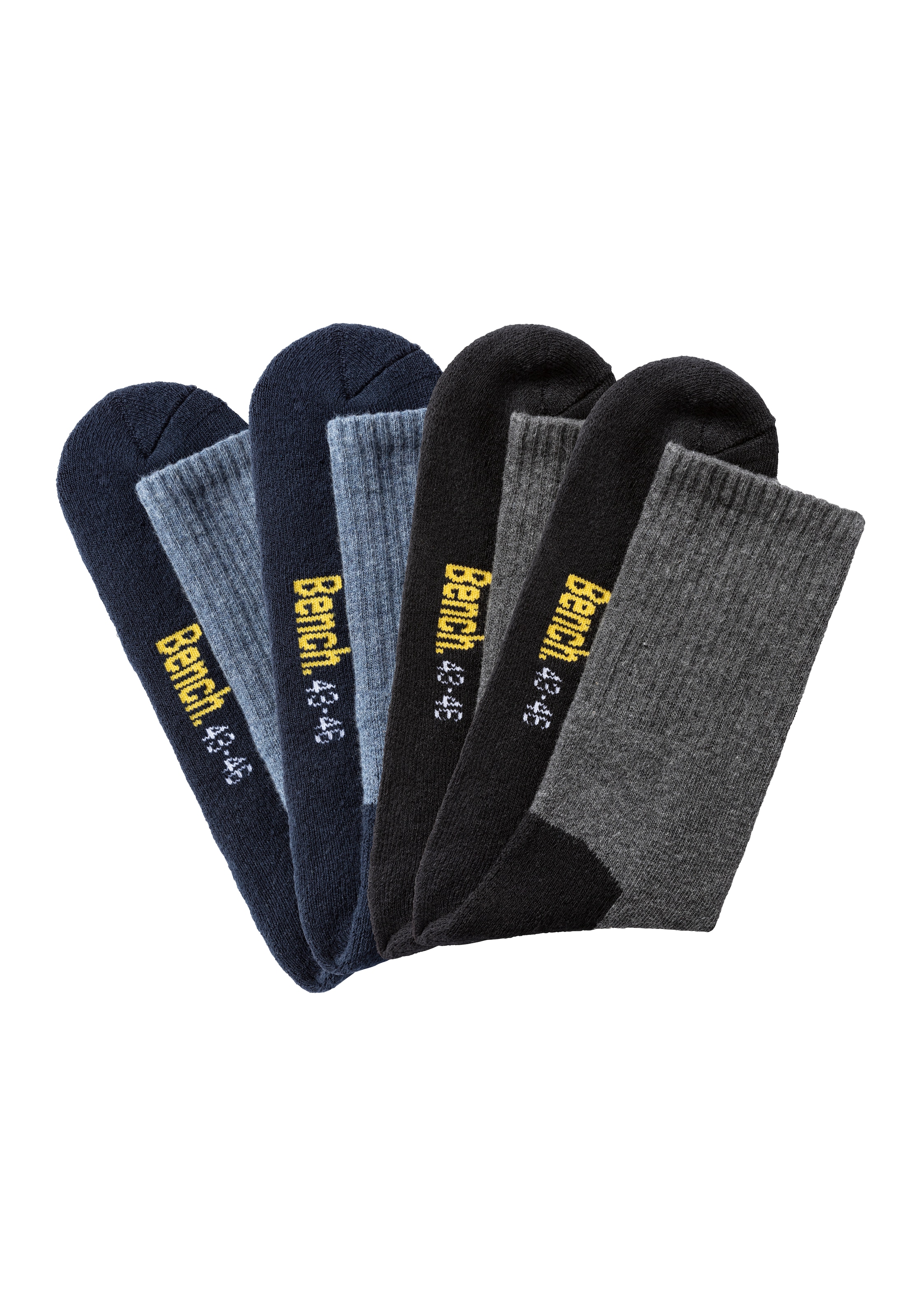 Bench. Tennissocken, (Packung, 4 Paar), mit Fußfrottee