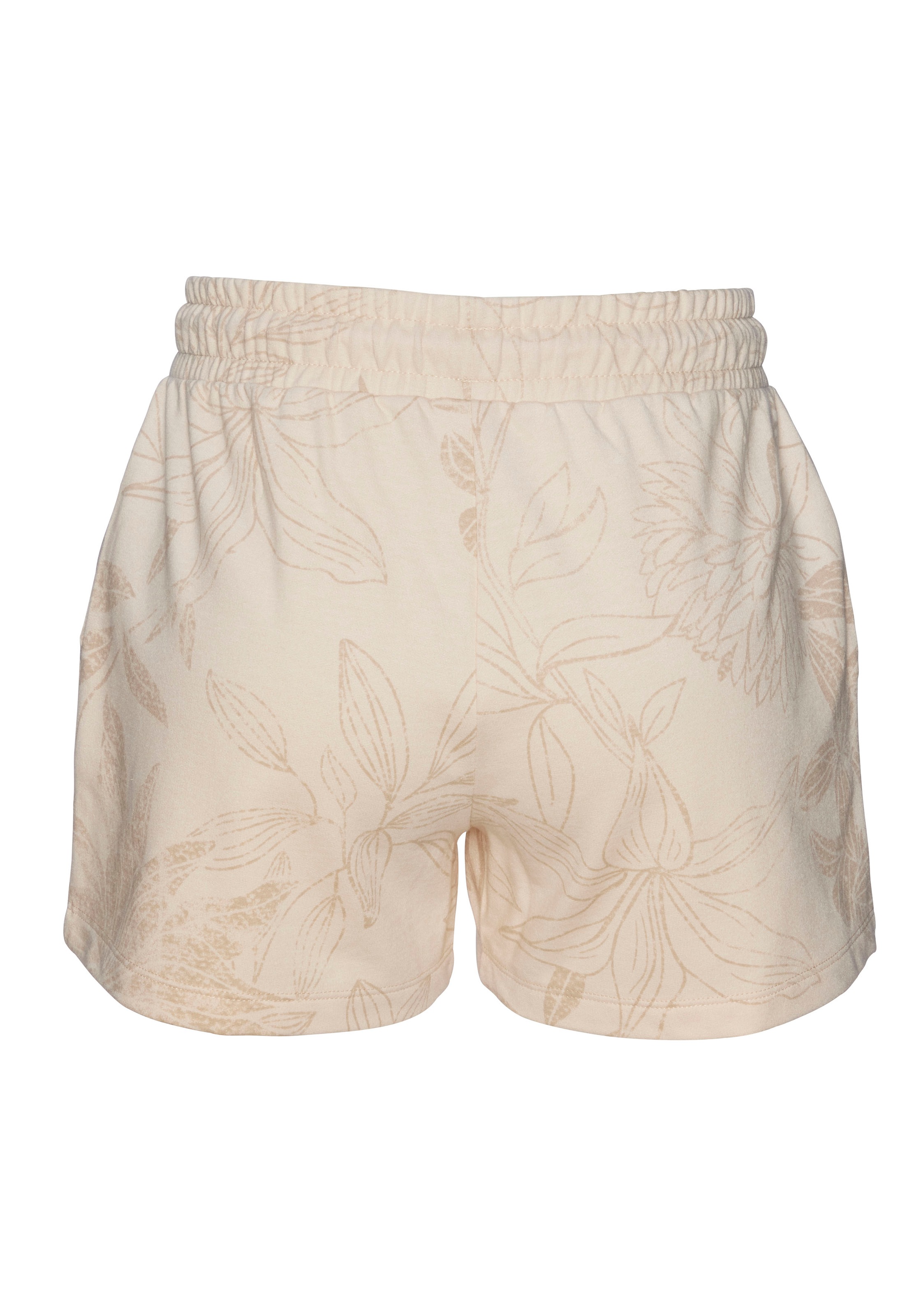 LASCANA Relaxshorts, mit floralem Alloverdruck, Loungeanzug