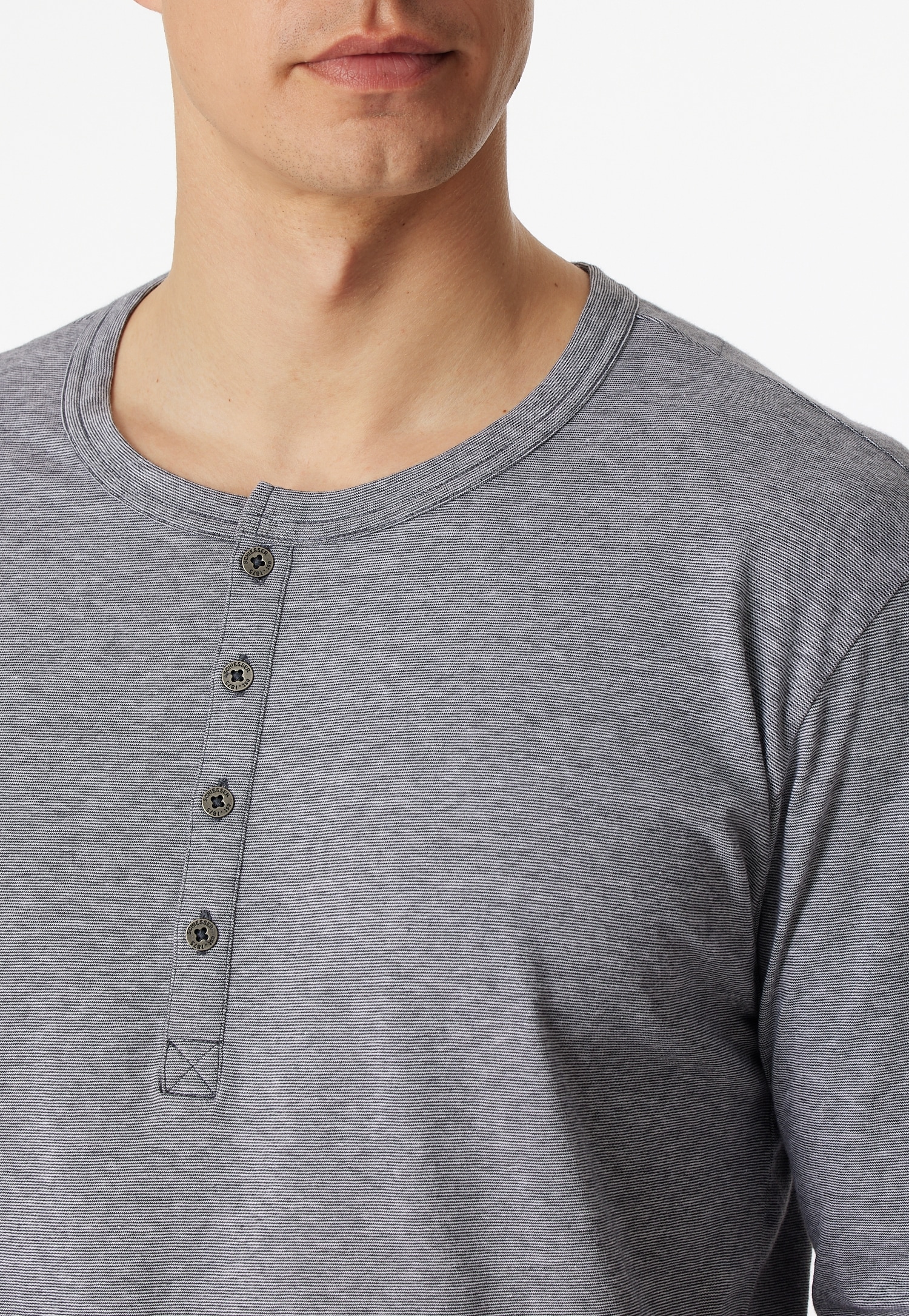 Schiesser Pyjama »selected! premium inspiration« 2 tlg. mit praktischer Knopfleiste