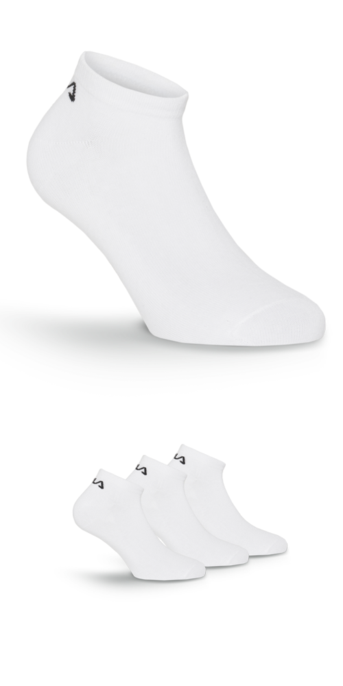 Fila Socken »UNISEX INVISIBLE PLAIN SOCKS« 3 Paar tlg. mit eingestricktem Logo an der Ferse