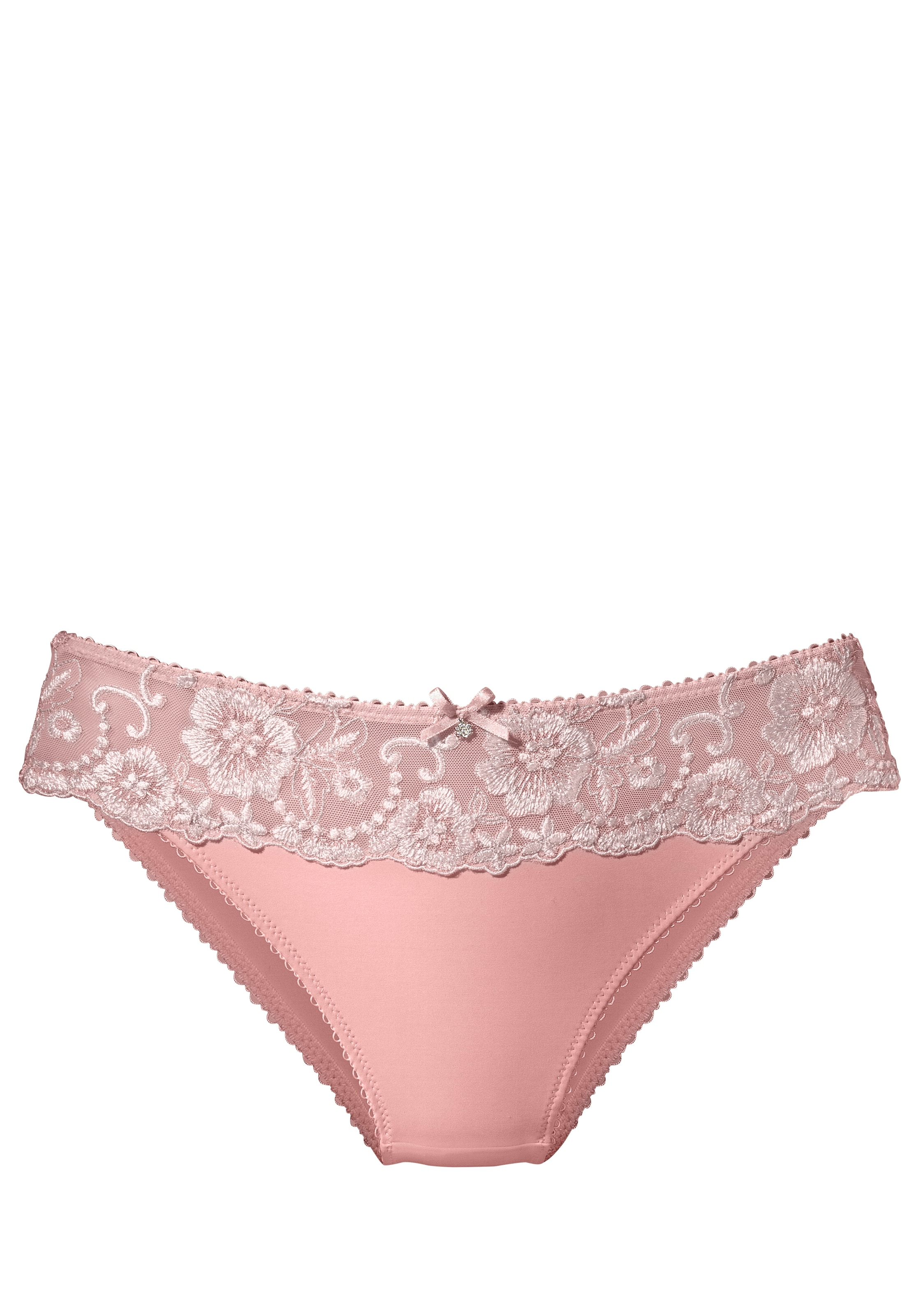 LASCANA Bikinislip »Wanda«, mit Stickerei Spitze in floraler Optik