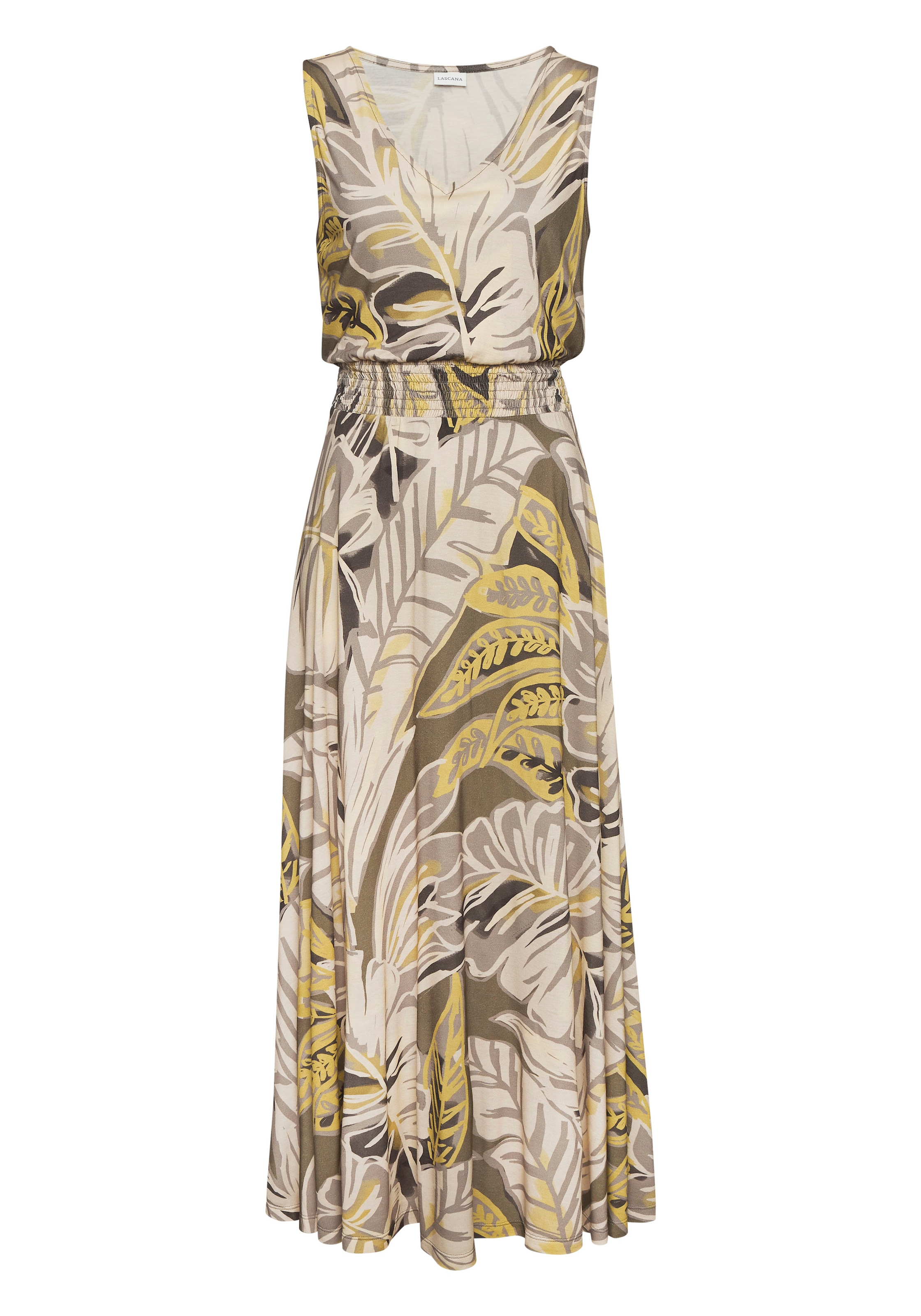 LASCANA Maxikleid, mit Alloverdruck