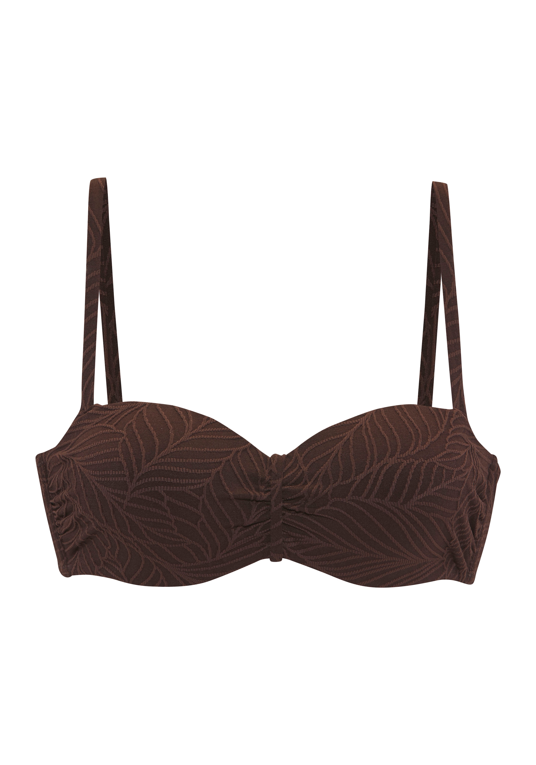 LASCANA Bügel-Bandeau-Bikini-Top »Fay« aus eleganter Strukturware