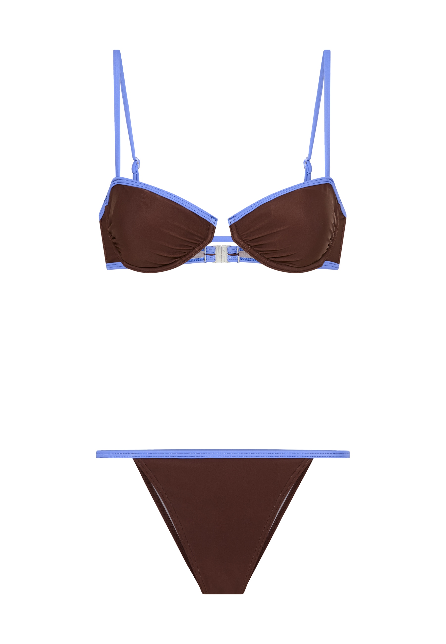 LSCN by LASCANA Bügel-Bikini mit farblich abgesetztem Binding