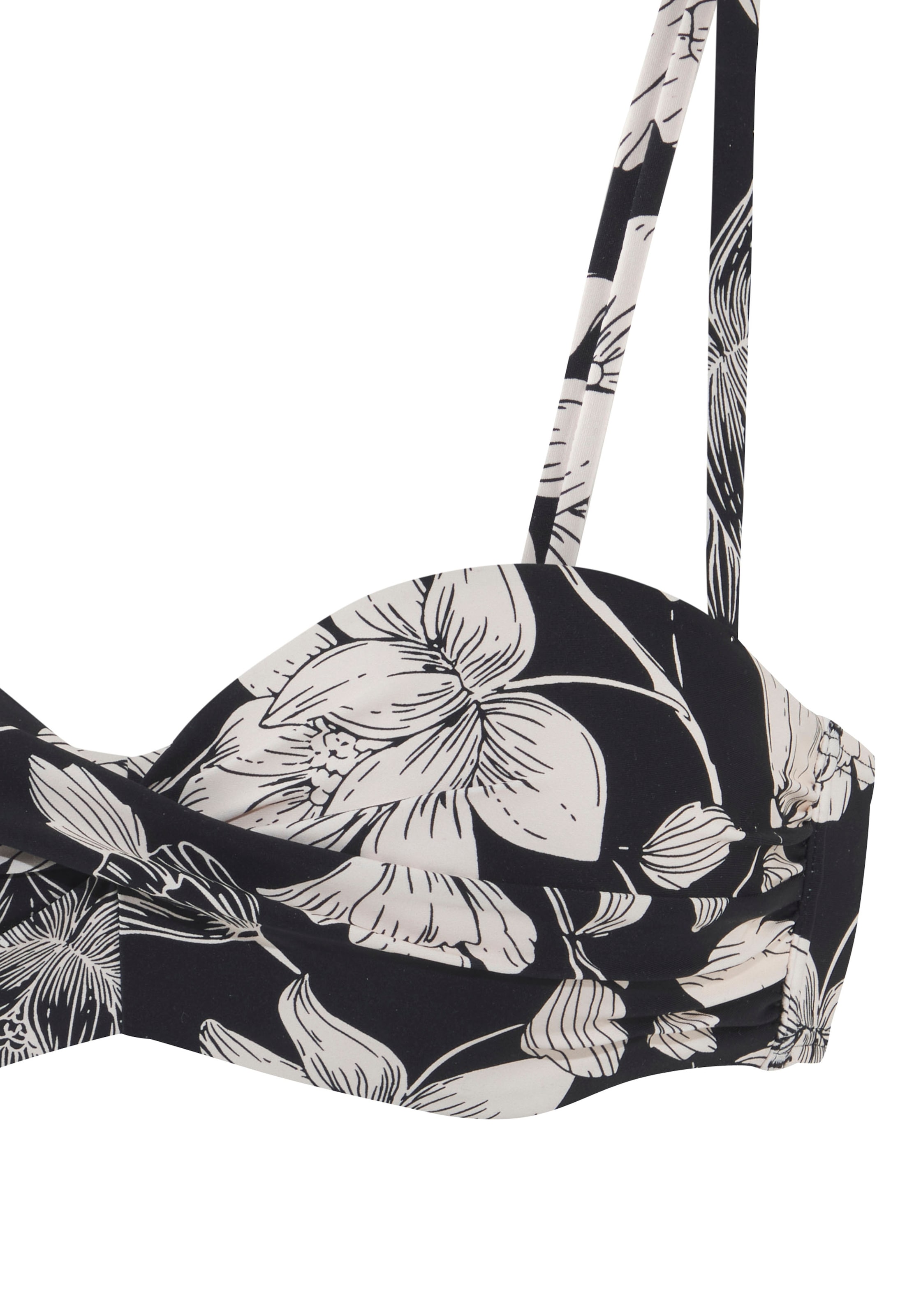 s.Oliver Bügel-Bandeau-Bikini-Top »Lady«, mit floralem Design
